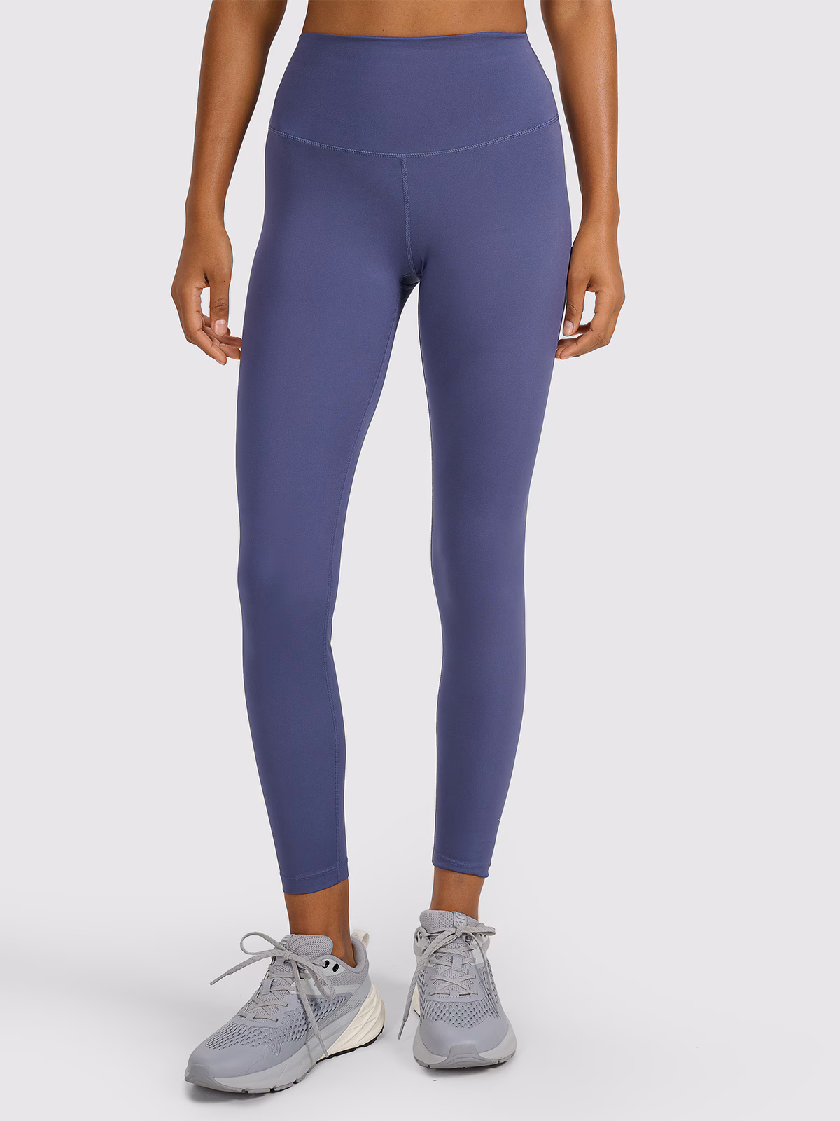 Legginsy treningowe szybkoschnące damskie - granatowe