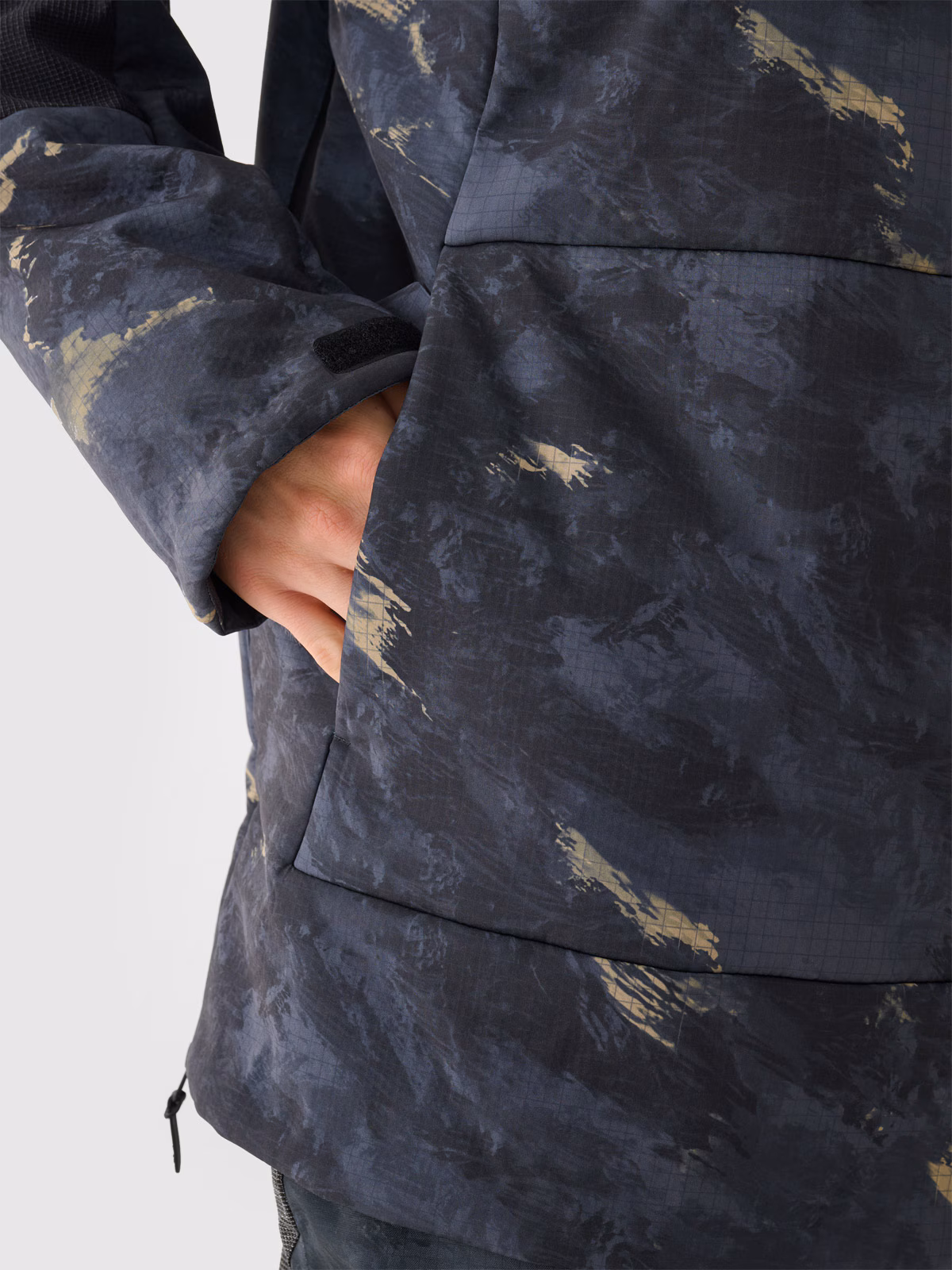 Kurtka snowboardowa membrana 8000 męska - czarna