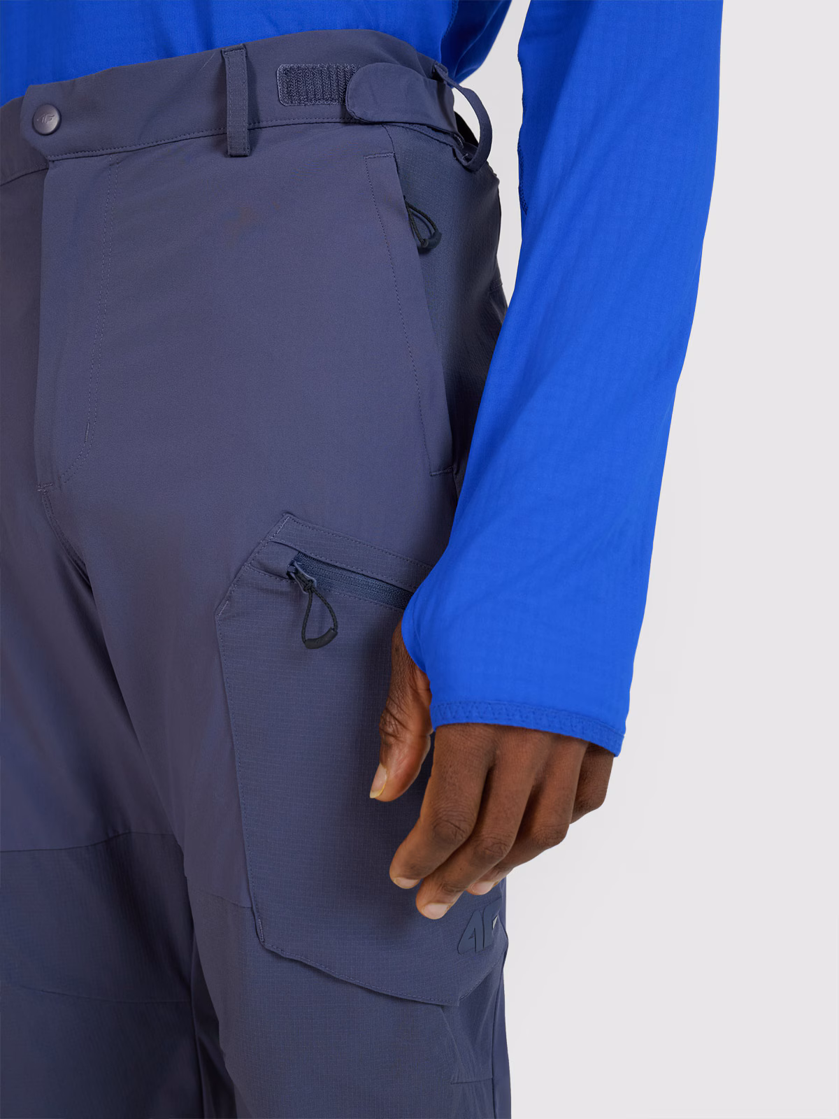 Spodnie trekkingowe szybkoschnące męskie - szare