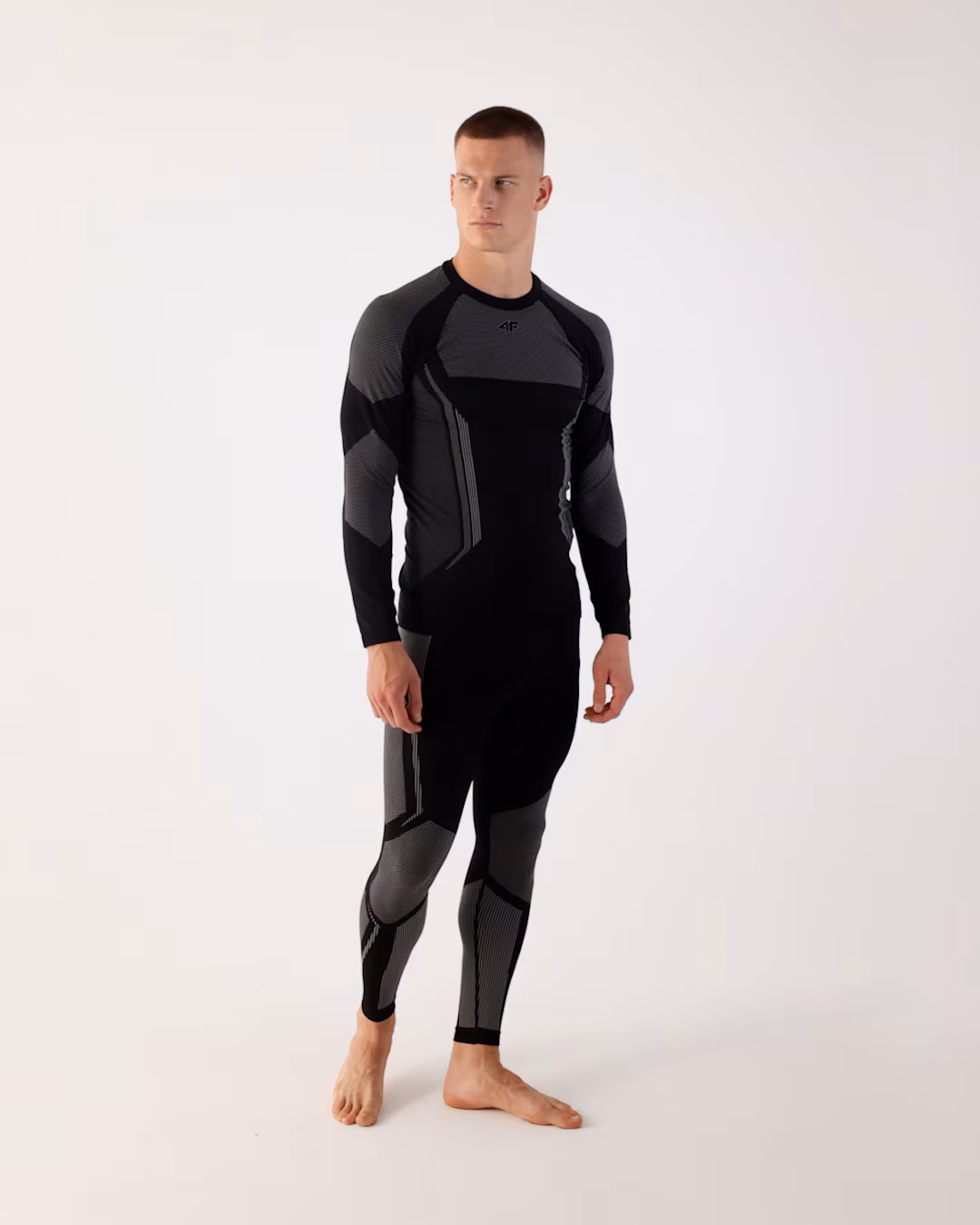 Bielizna termoaktywna bezszwowa (dół) męska - czerwona