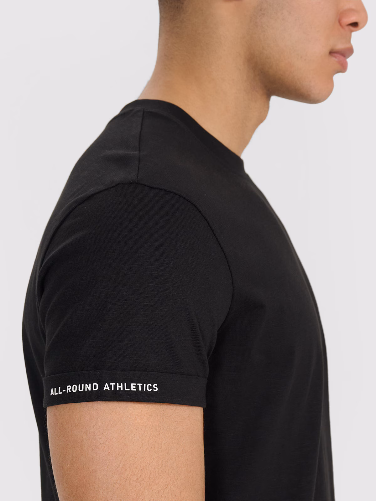 T-shirt regular gładki męski - biały