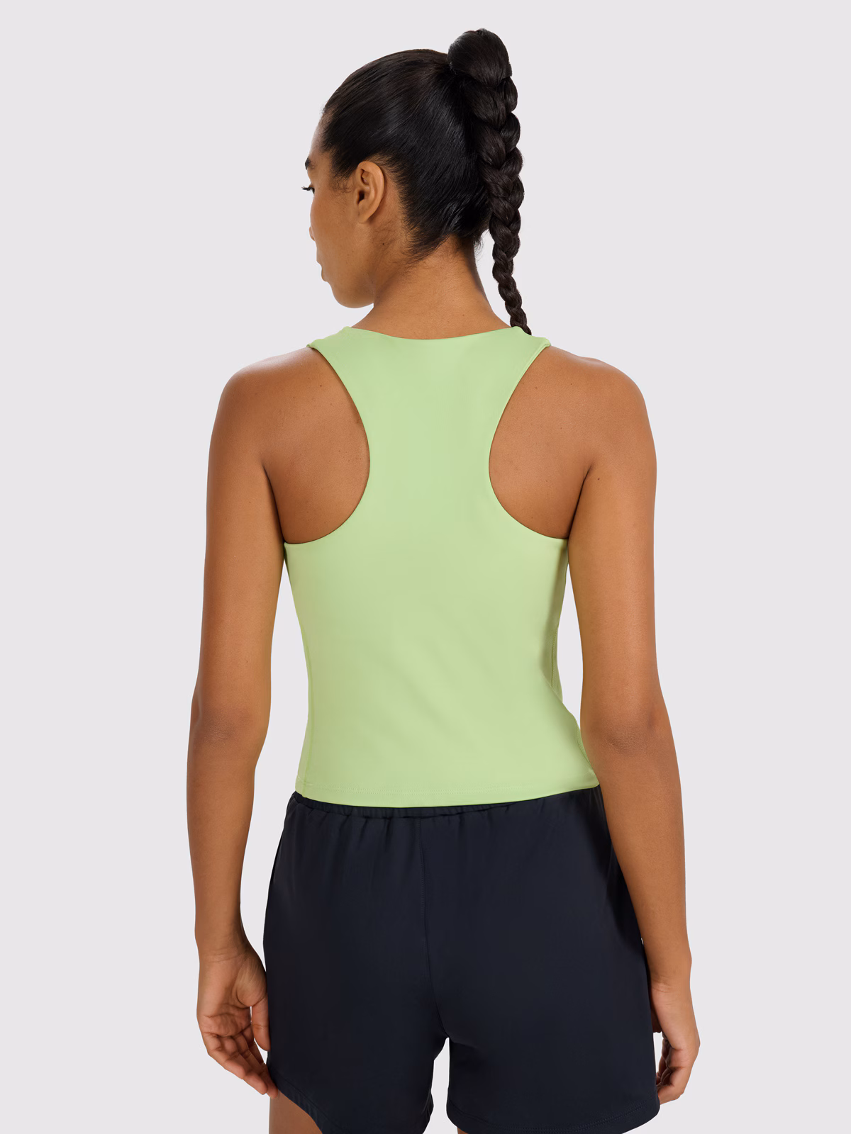 Top treningowy szybkoschnący damski - zielony