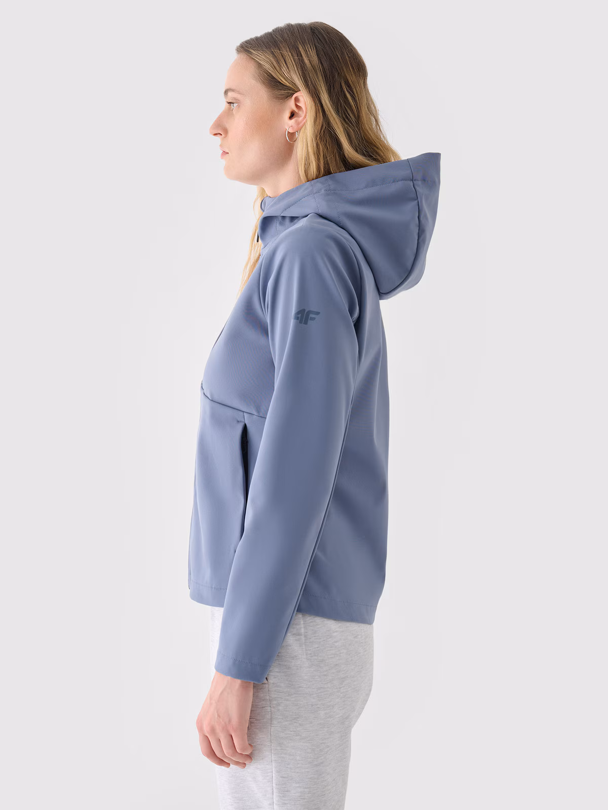 Kurtka softshell wiatroodporna membrana 5000 damska - różowa