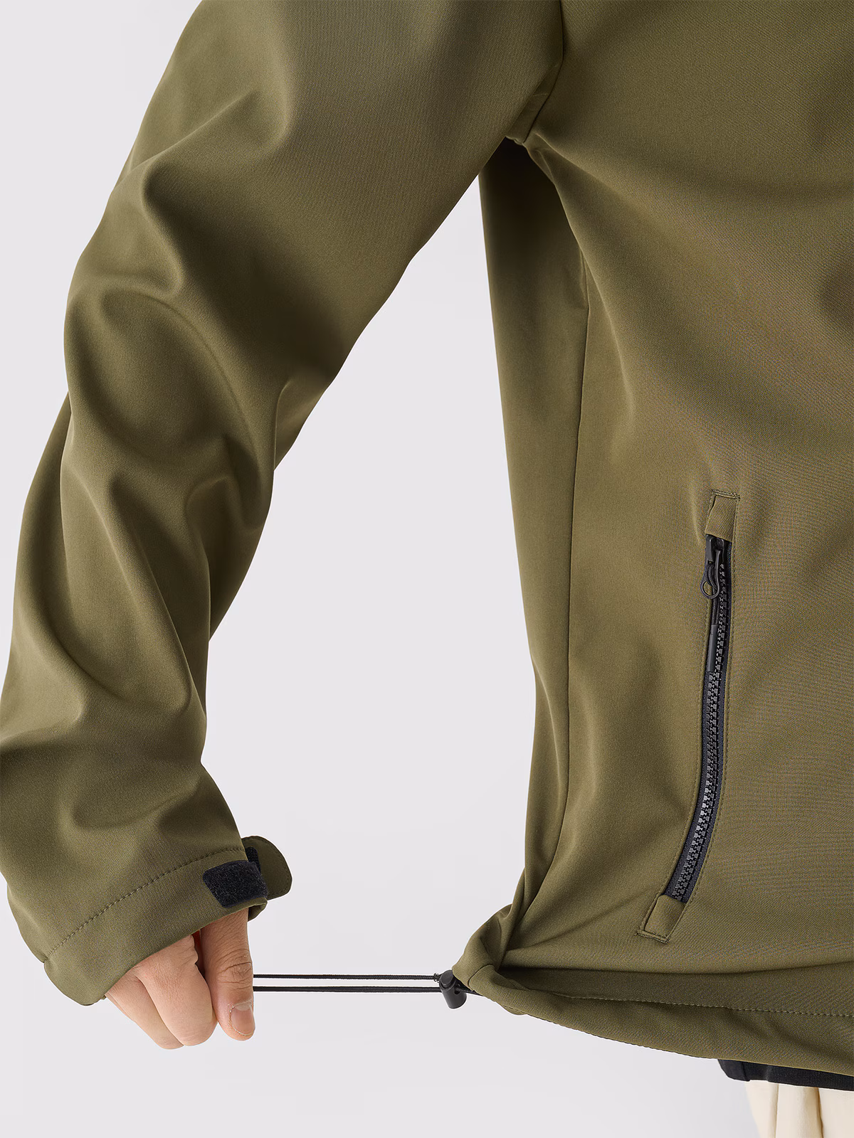 Kurtka softshell wiatroodporna membrana 8000 męska - niebieska