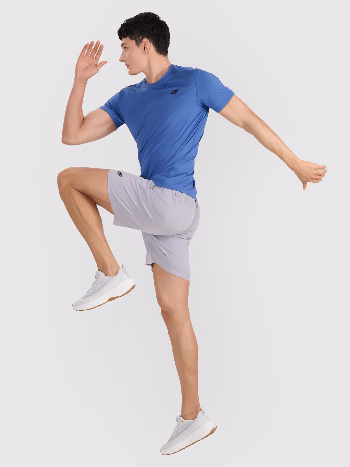 Spodenki treningowe szybkoschnące męskie - szare