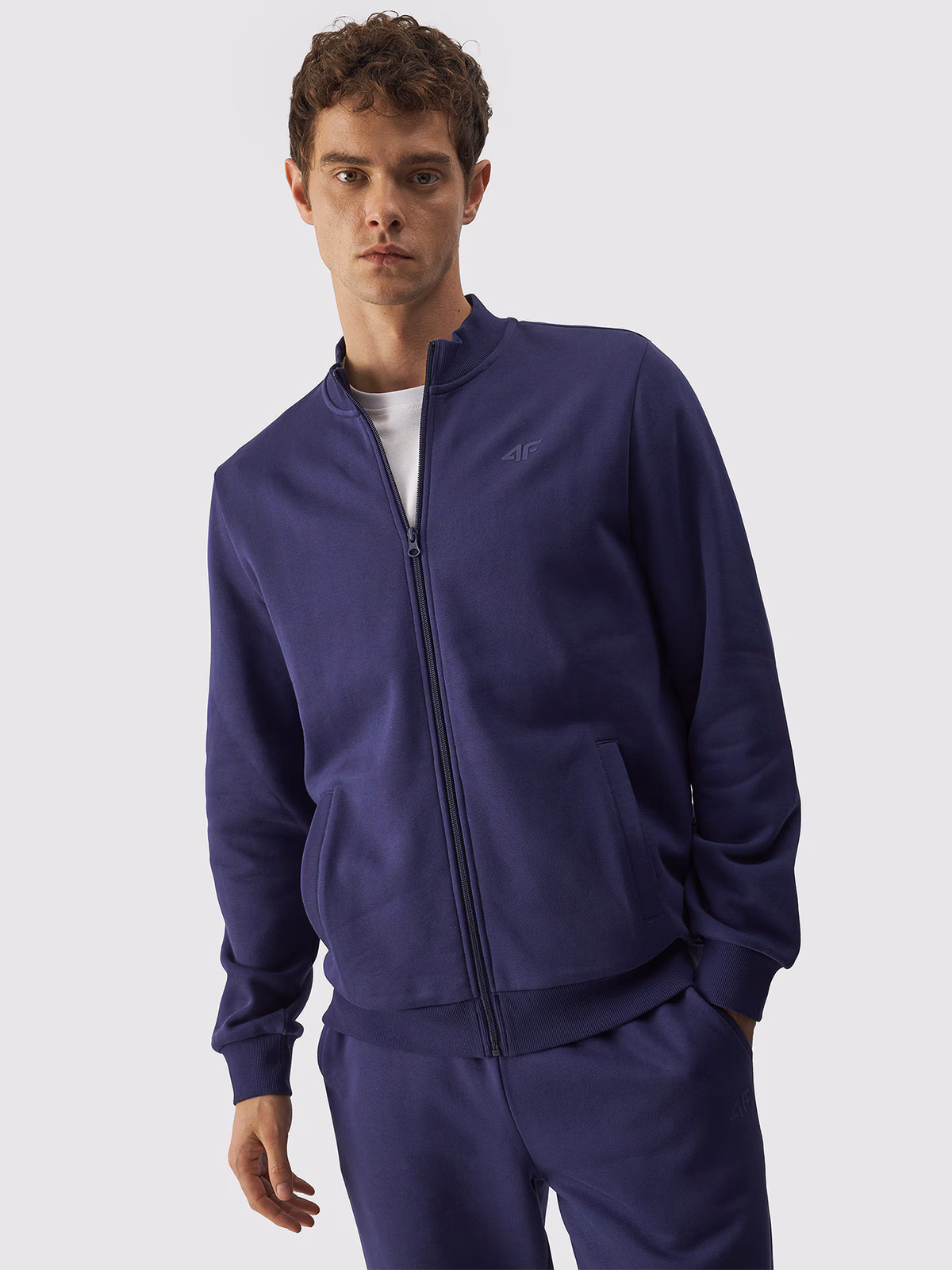 Bluza bejsbolówka bomberka męska - granatowa