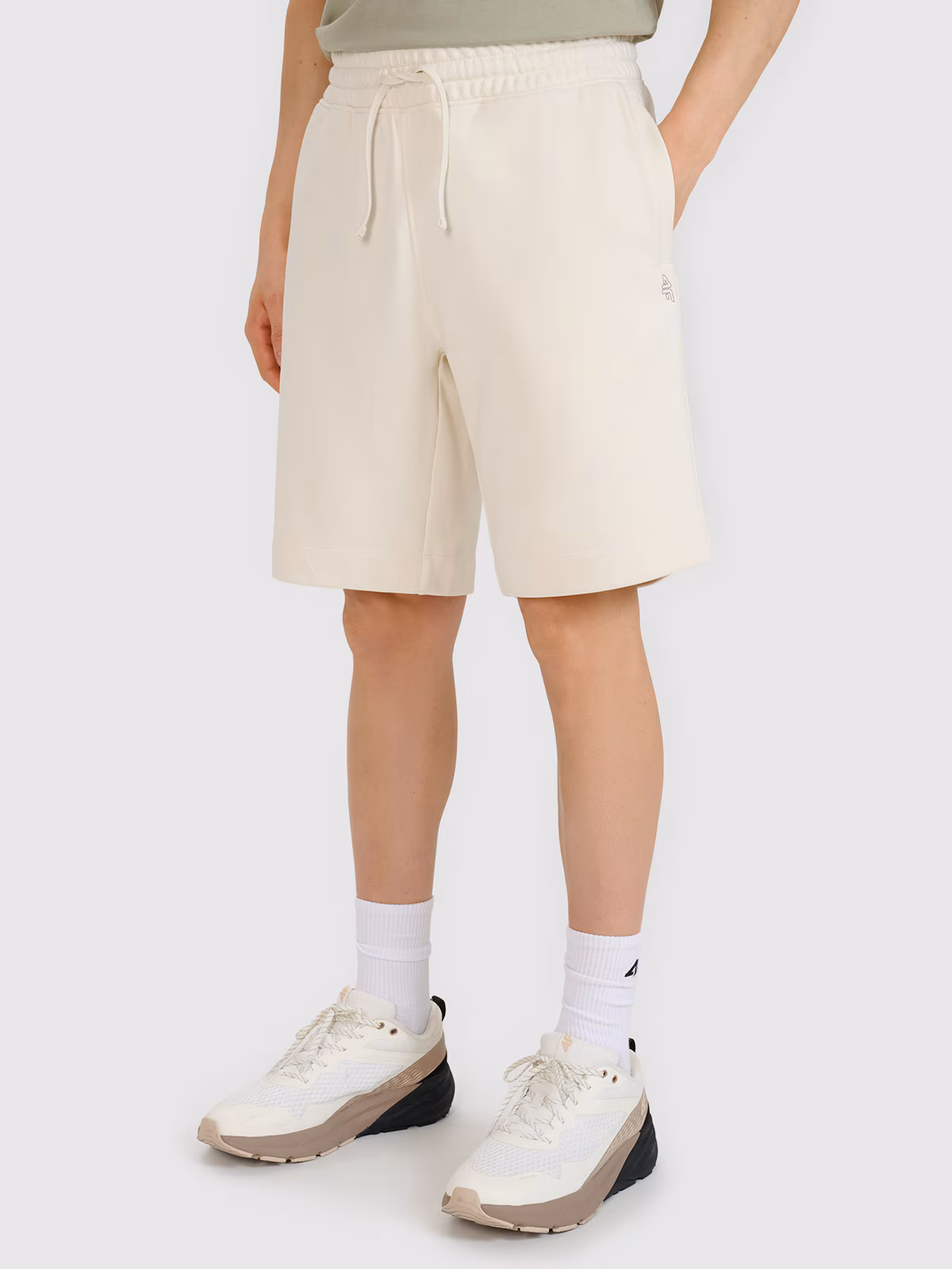 Spodenki dresowe męskie - szare