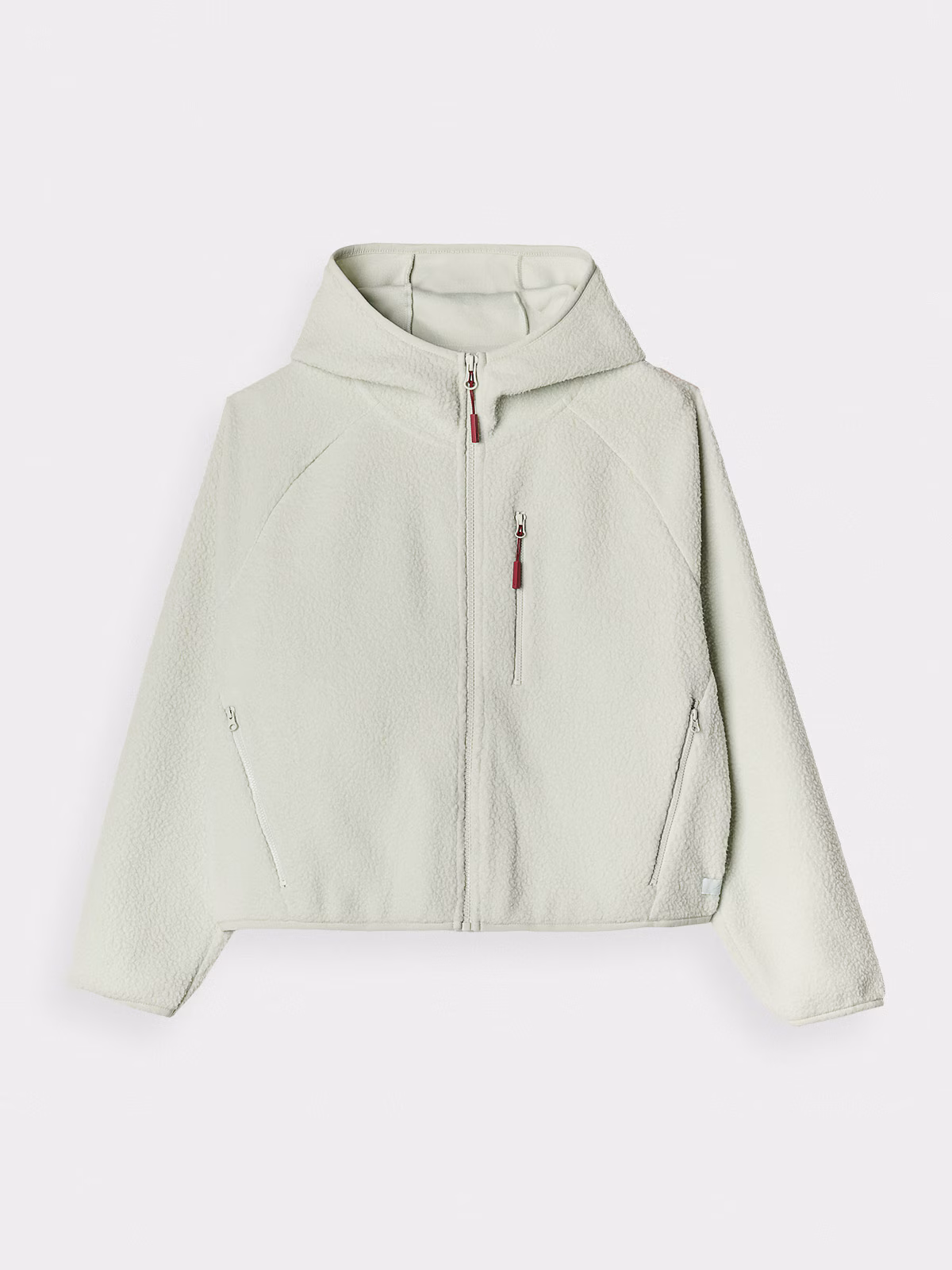 Polar sherpa z kapturem damski - czarny