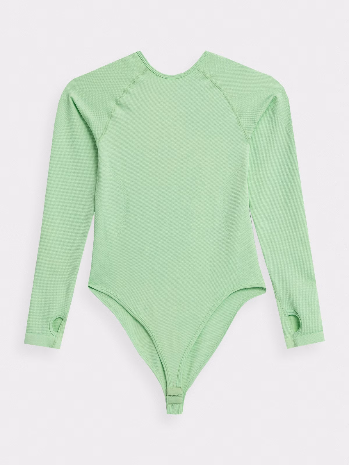 Body bezszwowe do jogi z długim rękawem damskie