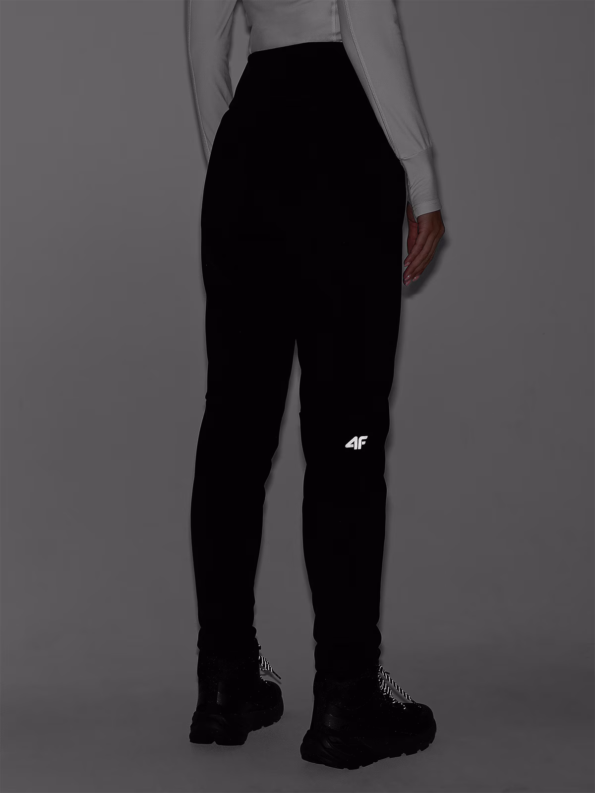 Spodnie skiturowe softshell membrana 5000 damskie - czarne