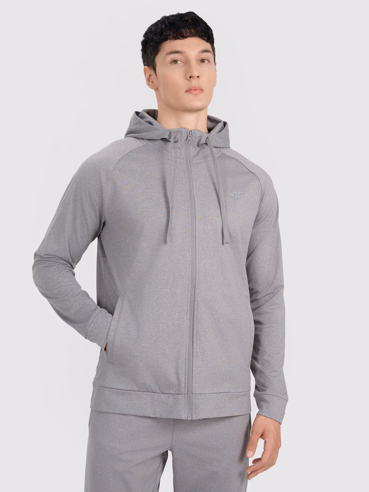 Bluza treningowa szybkoschnąca męska - czarna