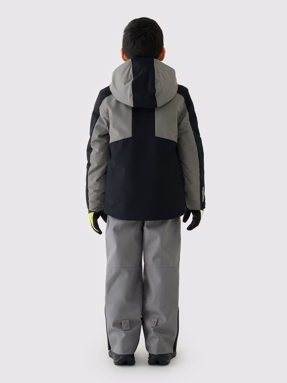 Kurtka narciarska membrana 8000 chłopięca - czarna