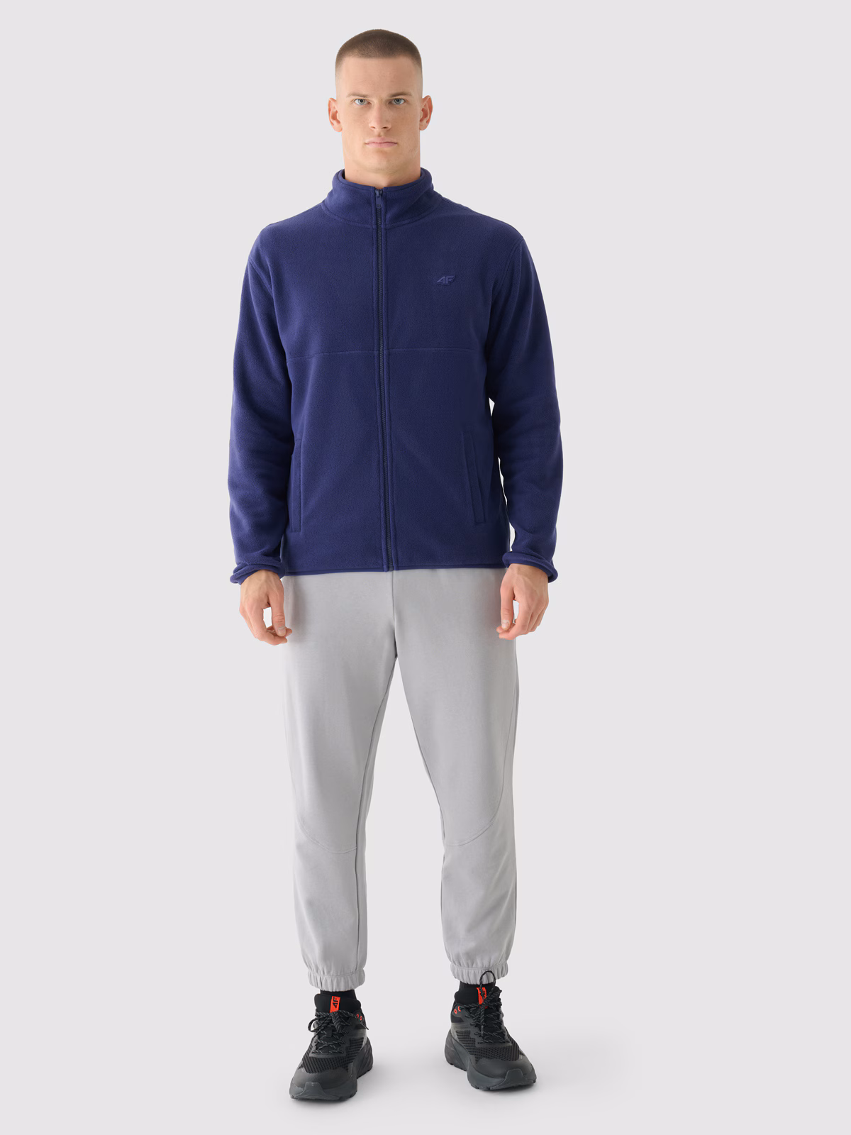 Polar regular ze stójką męski - czarny