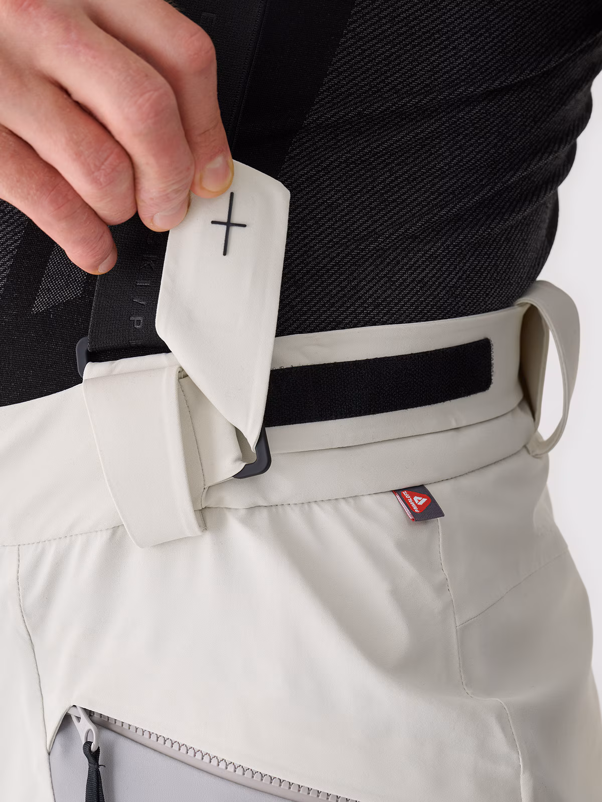 Spodnie narciarskie membrana Dermizax 20000 męskie - czarne