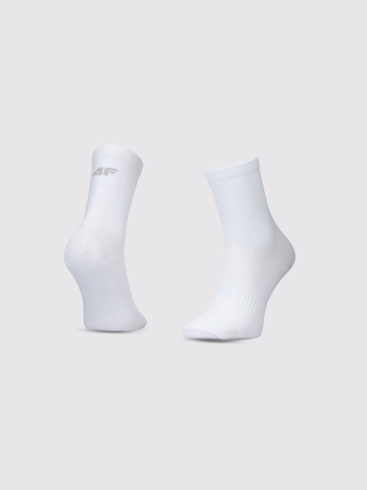 Skarpetki rowerowe za kostkę uniseks - białe