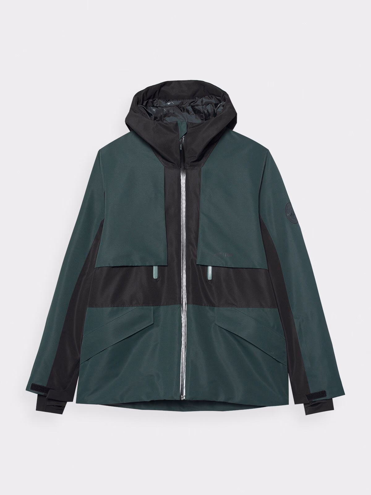 Kurtka snowboardowa membrana 10000 męska - zielona