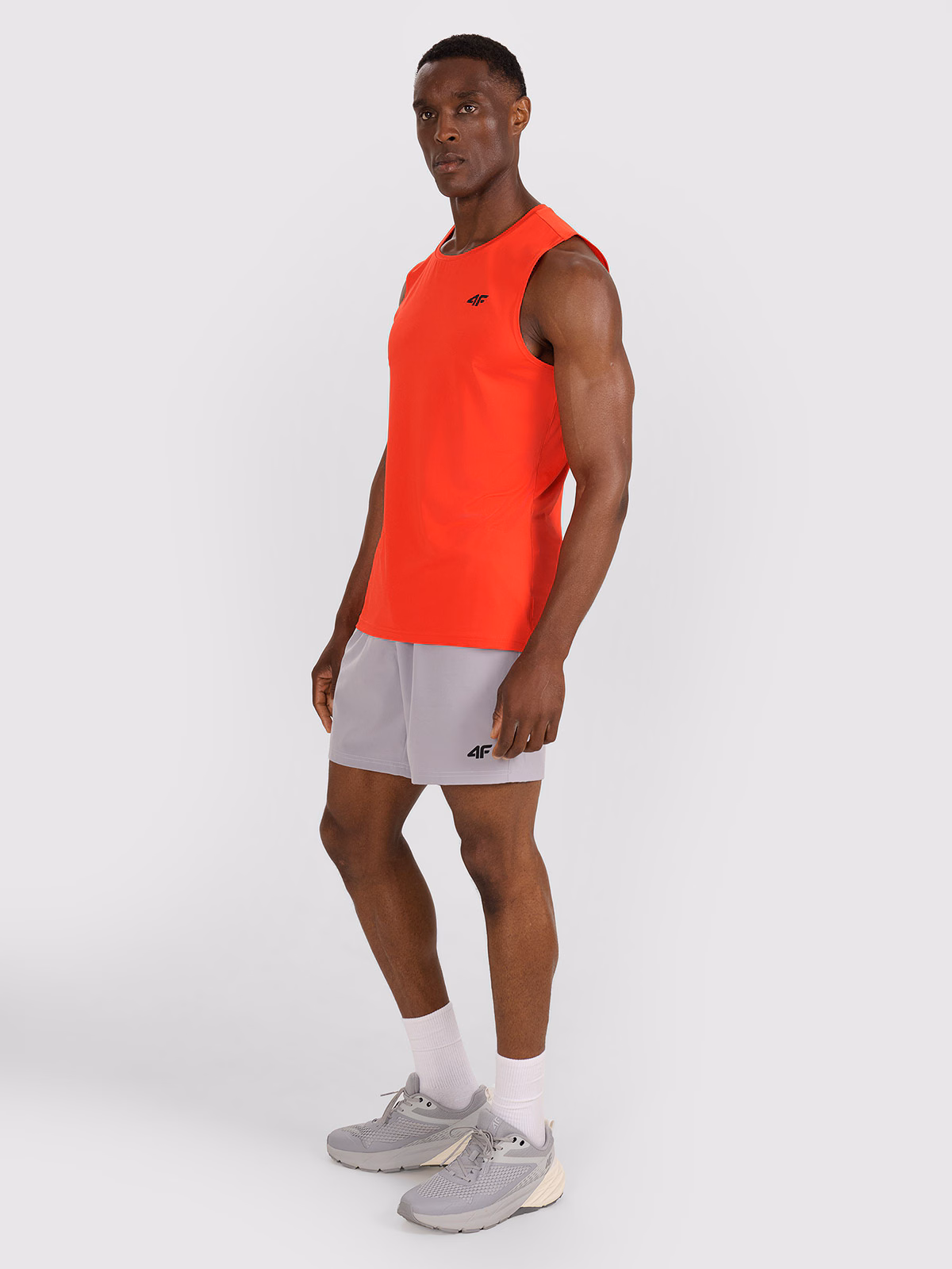 Tank top treningowy szybkoschnący męski - zielony