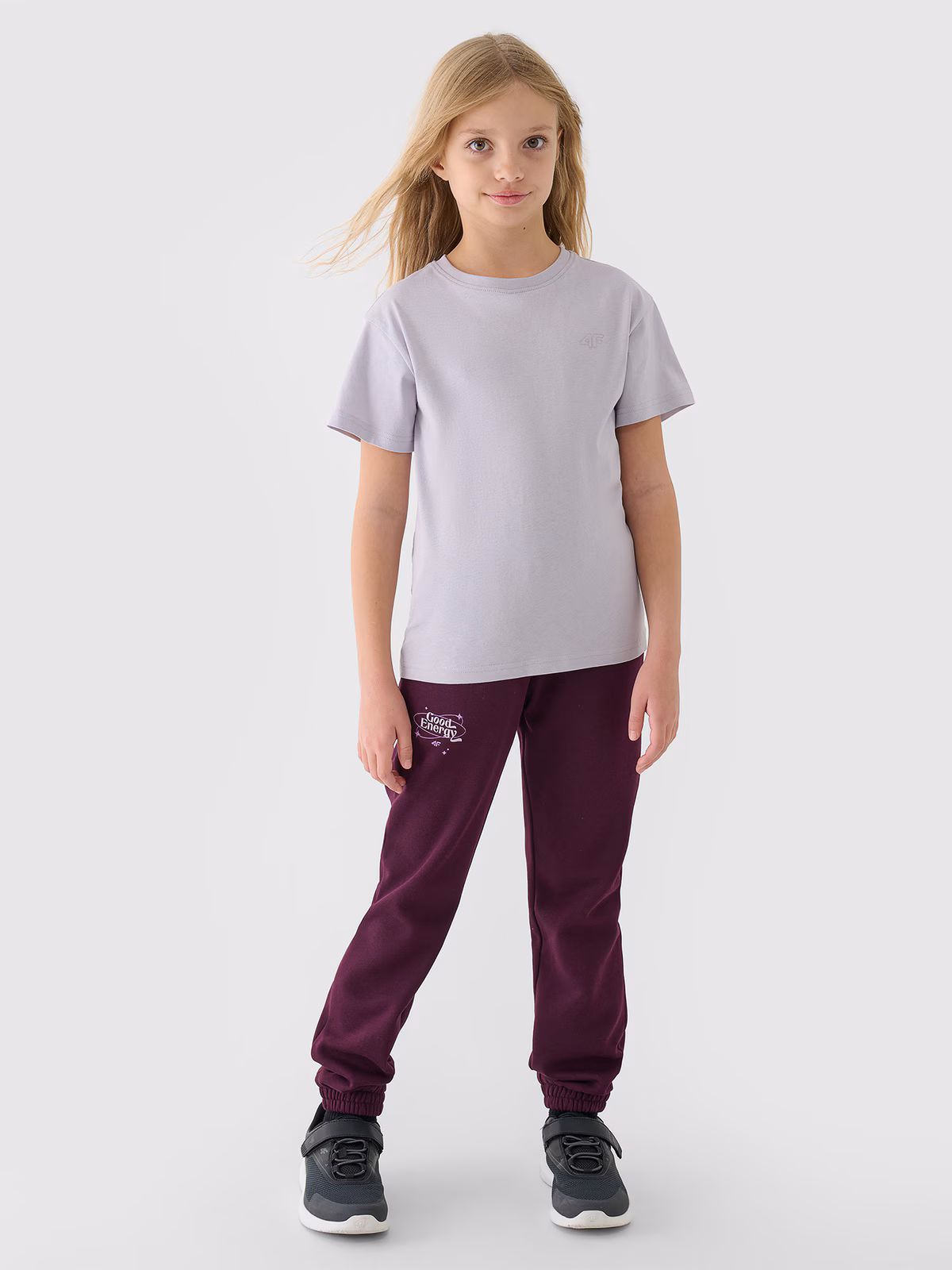 T-shirt gładki (2-pack) dziecięcy - multikolor