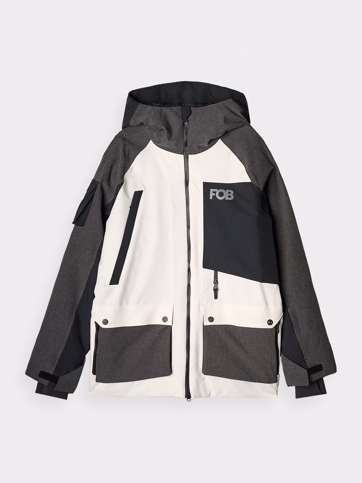 Kurtka snowboardowa membrana 10000 męska - biała