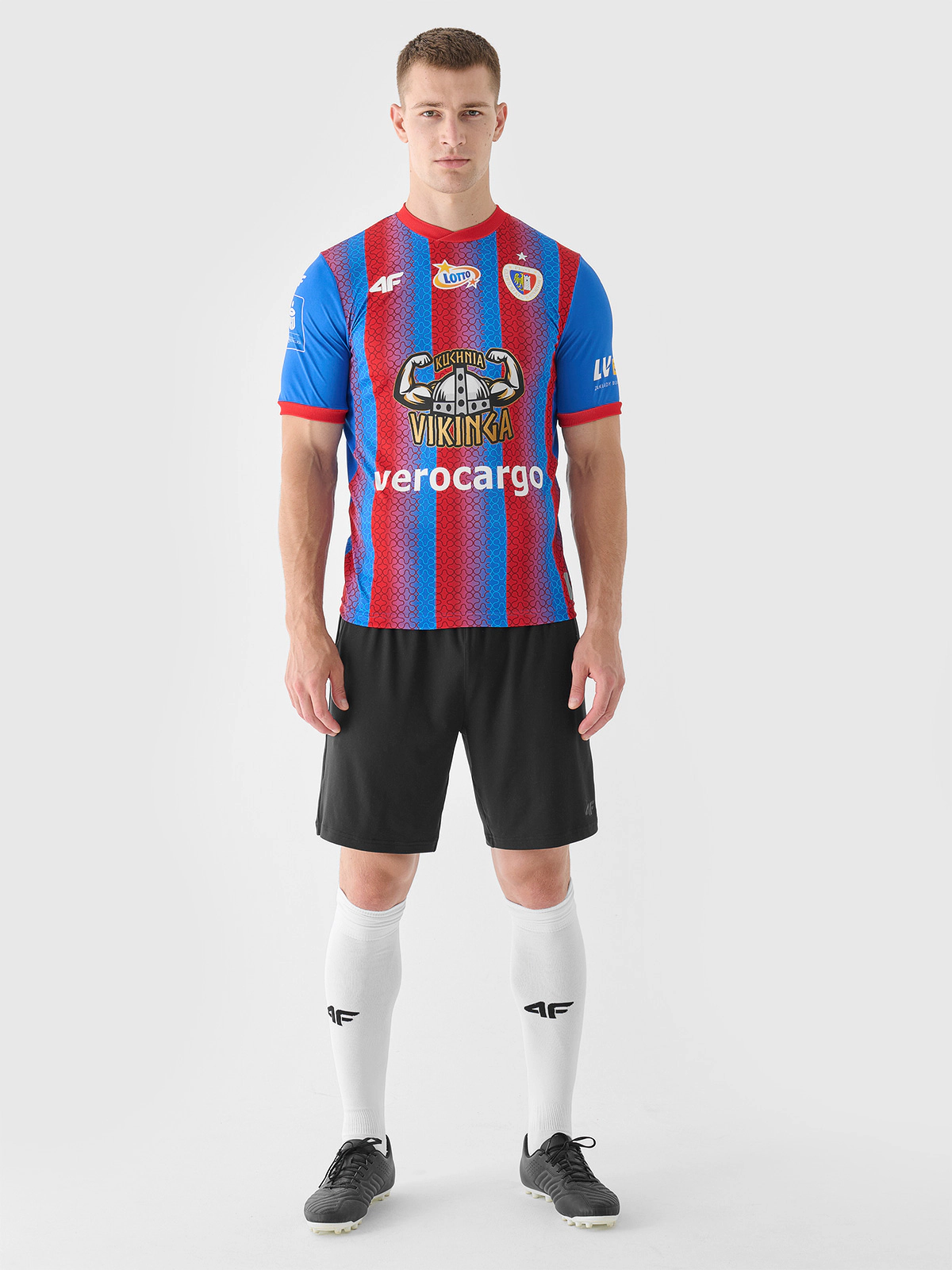 Koszulka klubowa wyjazdowa z sezonu 2024/25 męska 4F x Piast Gliwice - multikolor