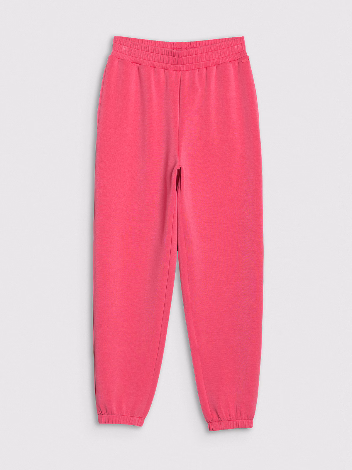 Spodnie dresowe joggery z modalem damskie - beżowe