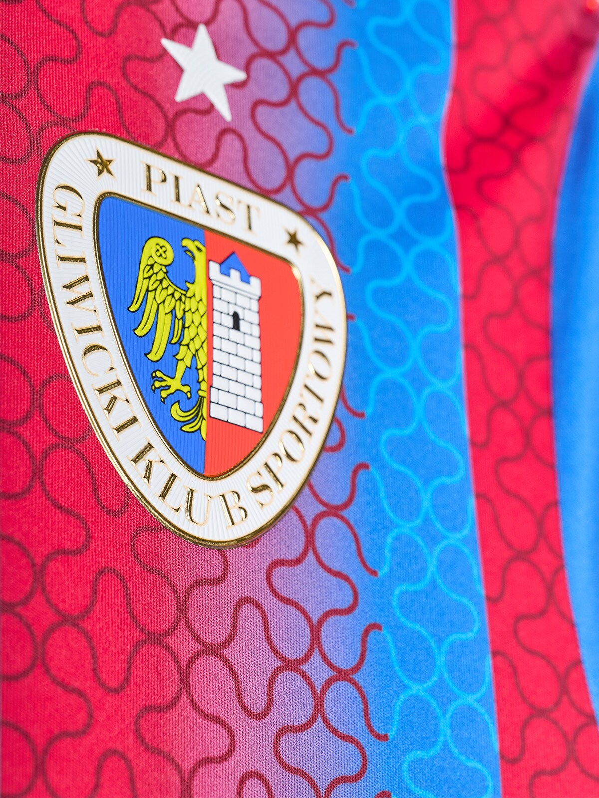 Trzecia koszulka klubowa z sezonu 2024/25 chłopięca 4F x Piast Gliwice - multikolor