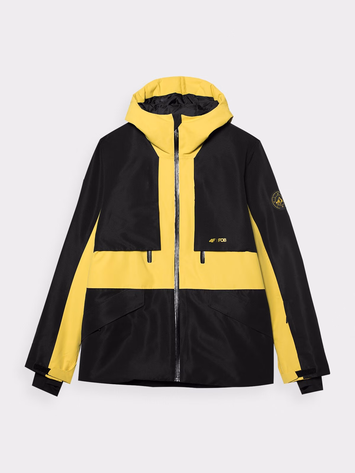 Kurtka snowboardowa membrana 10000 męska - zielona