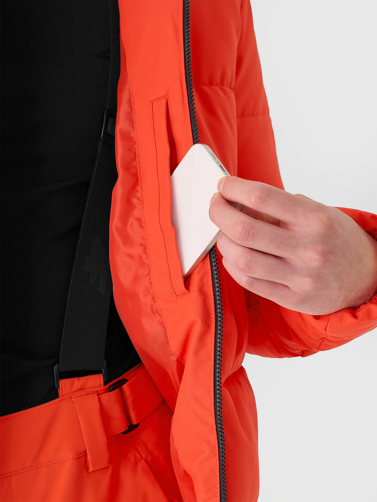 Kurtka narciarska membrana 5000 męska - khaki