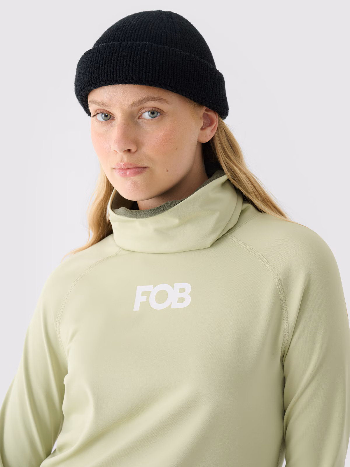 Bielizna termiczna drapana (góra) damska - czarna