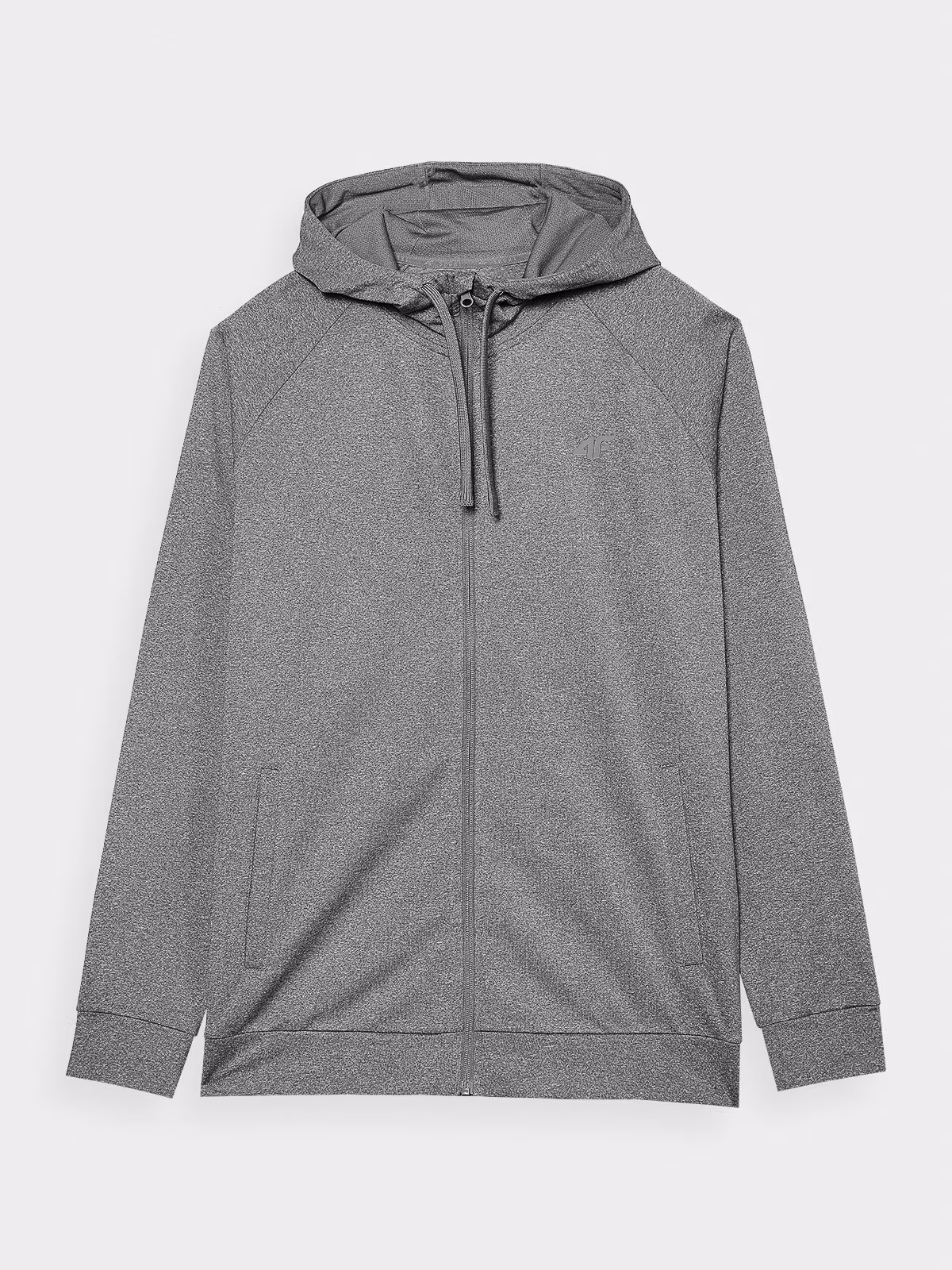 Bluza treningowa regular szybkoschnąca męska - szara