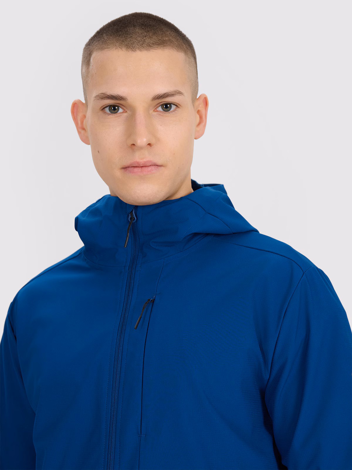 Kurtka softshell wiatroodporna męska - turkusowa