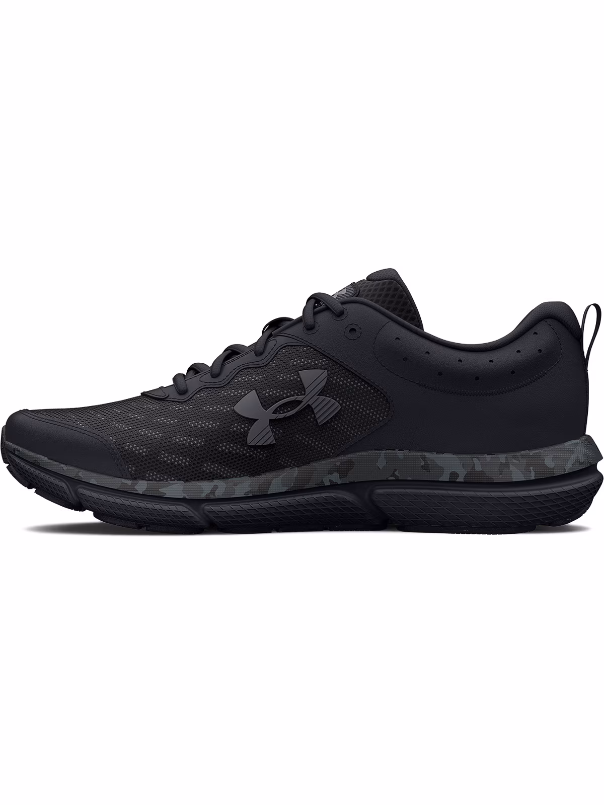 Buty do biegania damskie Under Armour UA Charged Assert 10 Camo - czarne