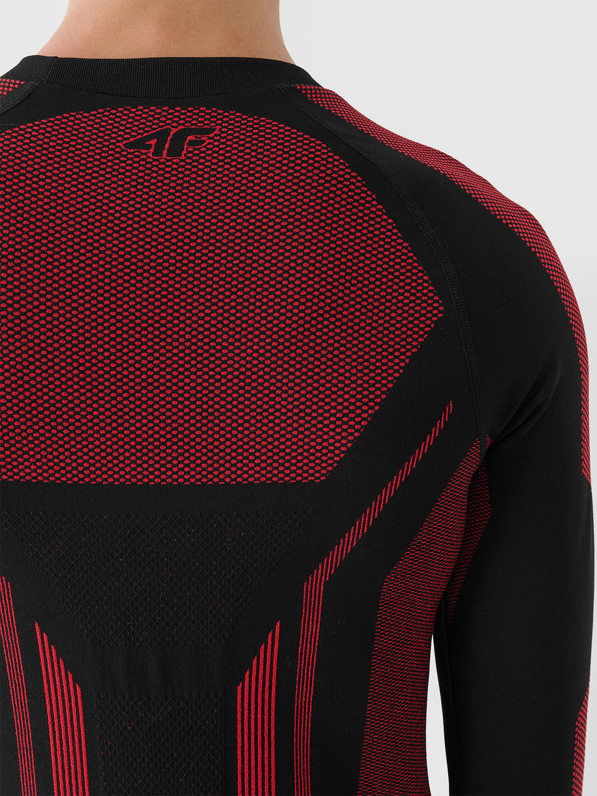 Bielizna termoaktywna bezszwowa (góra) męska - czerwona