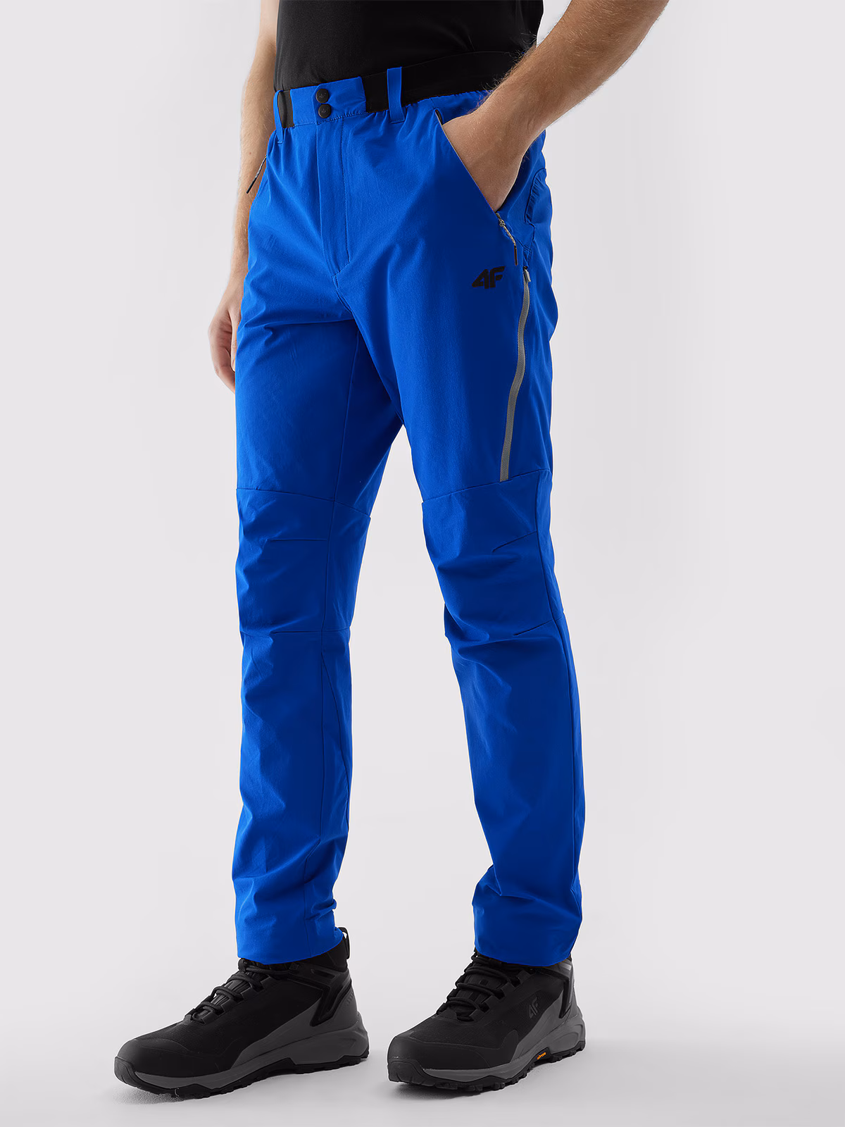 Spodnie trekkingowe szybkoschnące męskie - niebieskie