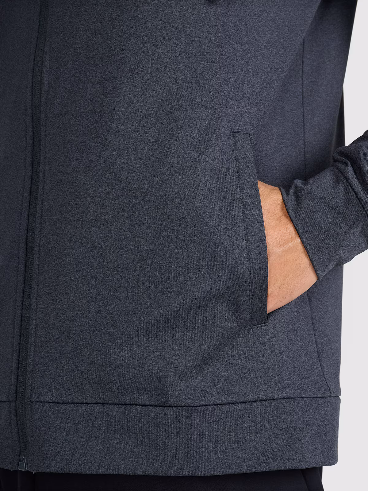 Bluza treningowa szybkoschnąca męska - czarna