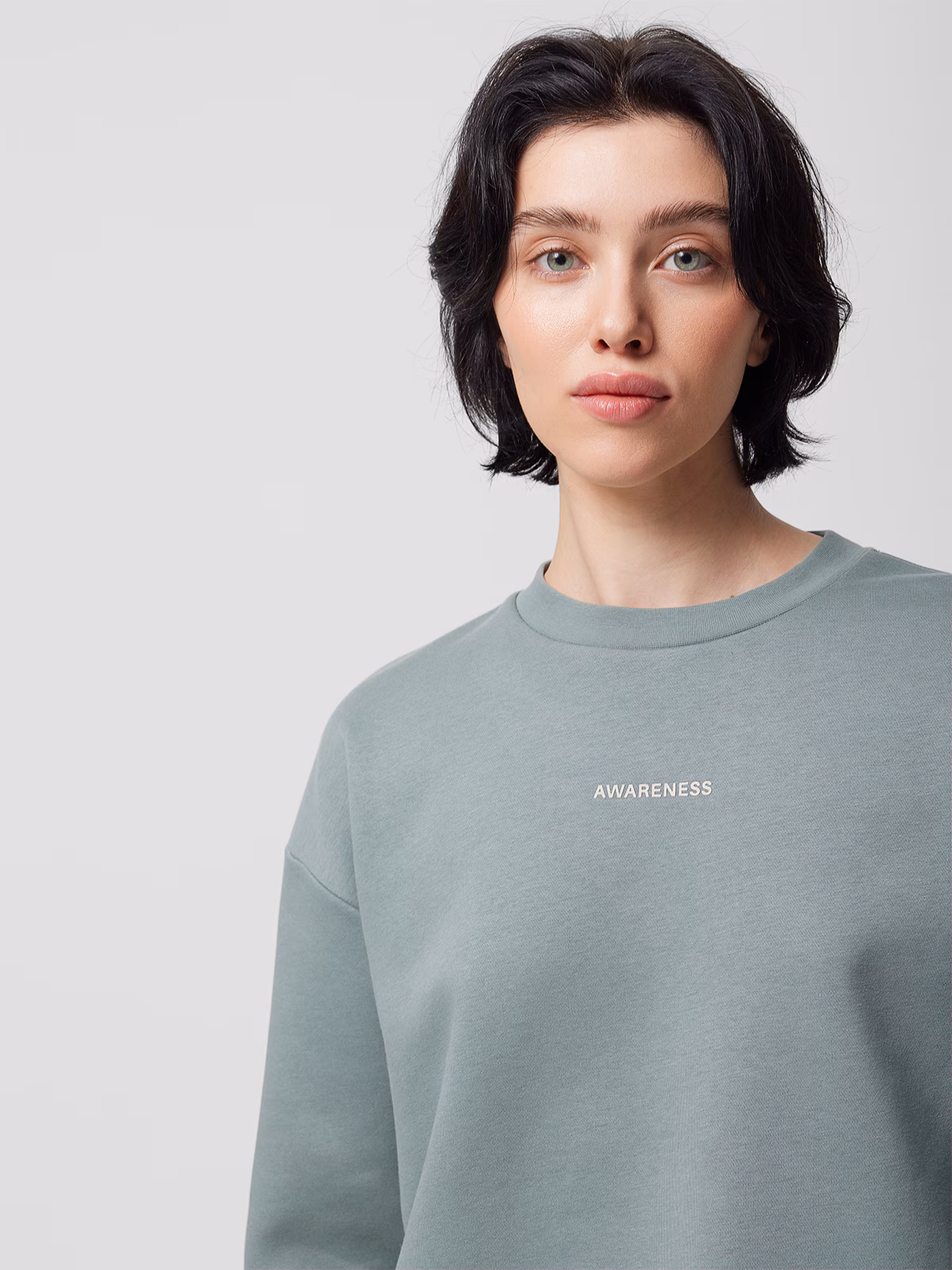 Bluza dresowa nierozpinana bez kaptura damska Outhorn - turkusowa