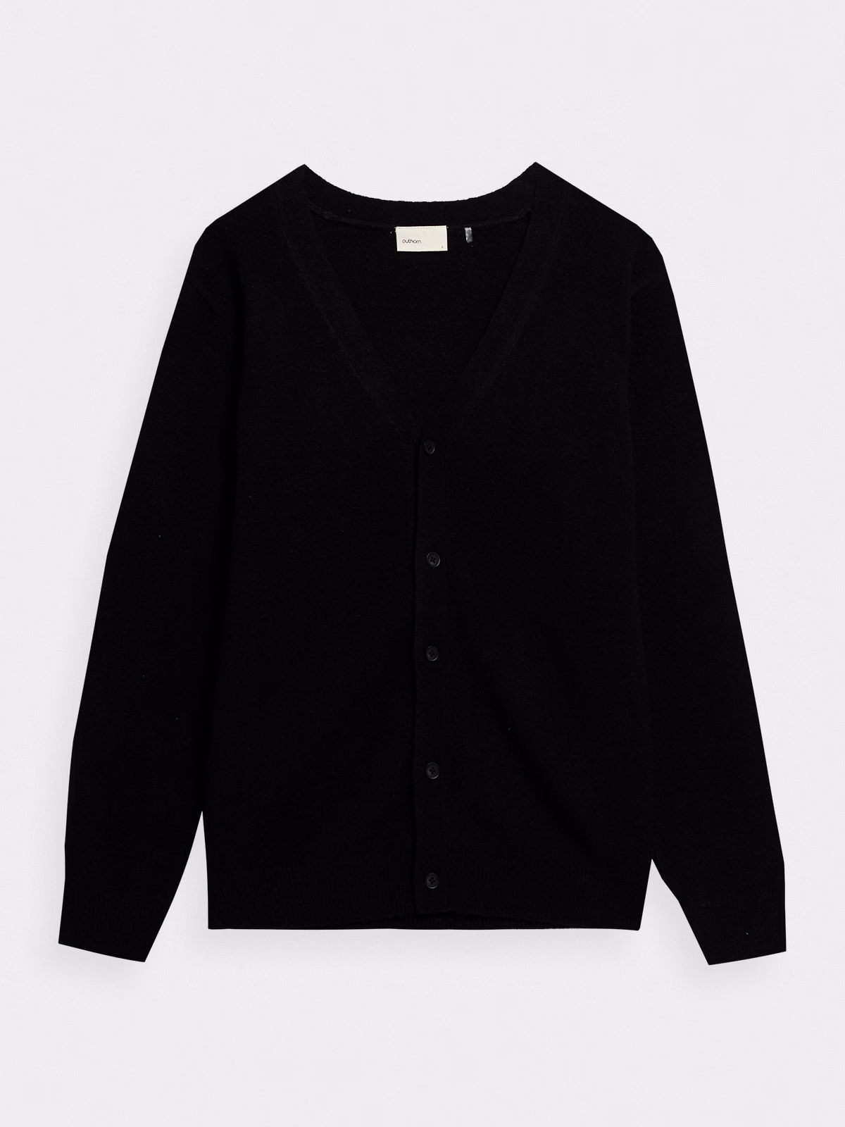 Sweter kardigan męski Outhorn - czarny