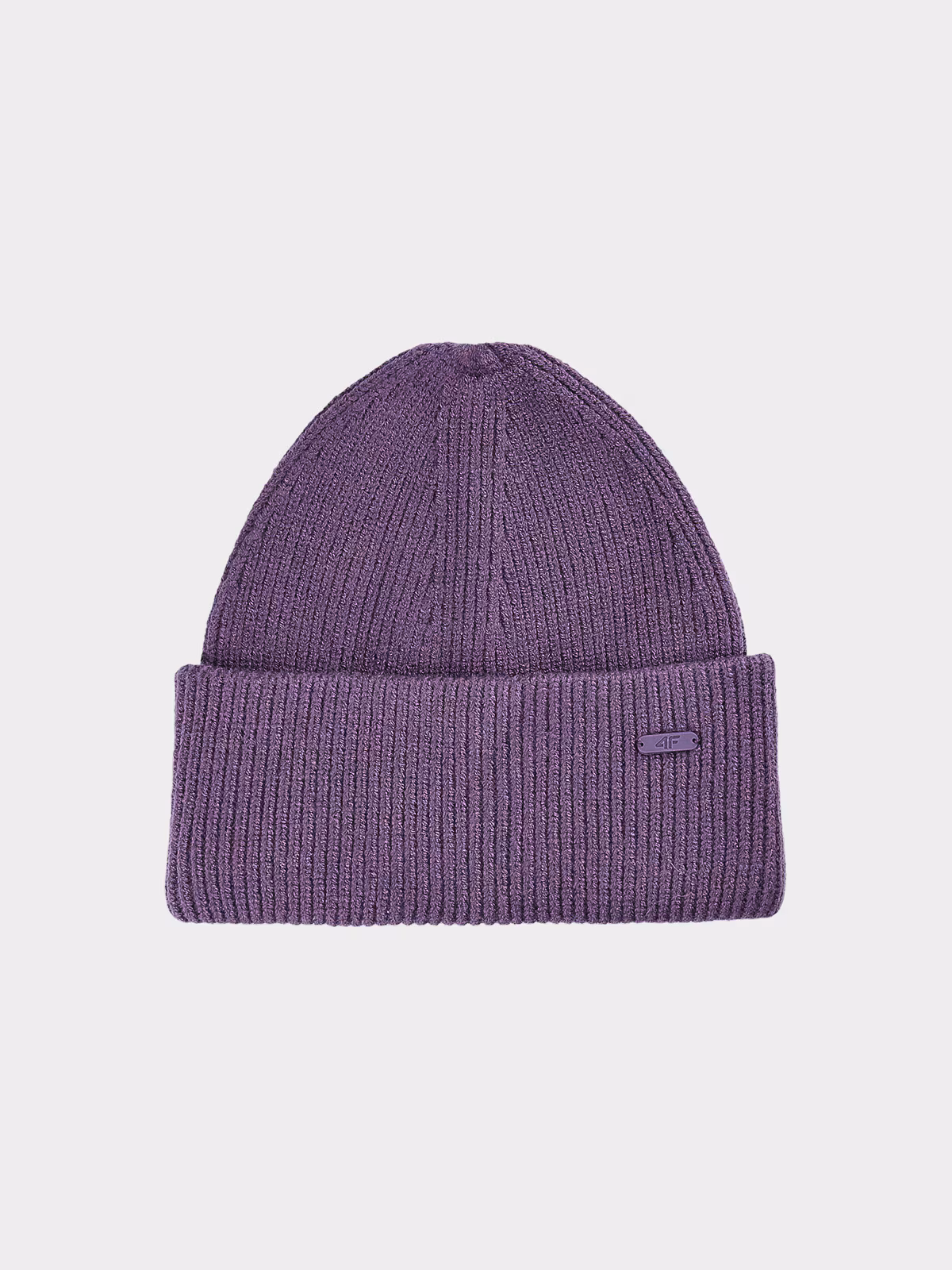 Czapka zimowa damska - fioletowa