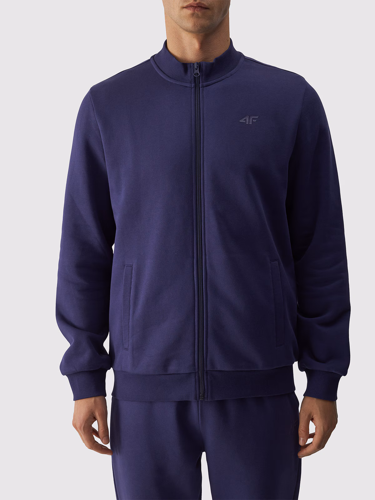 Bluza bejsbolówka bomberka męska - granatowa