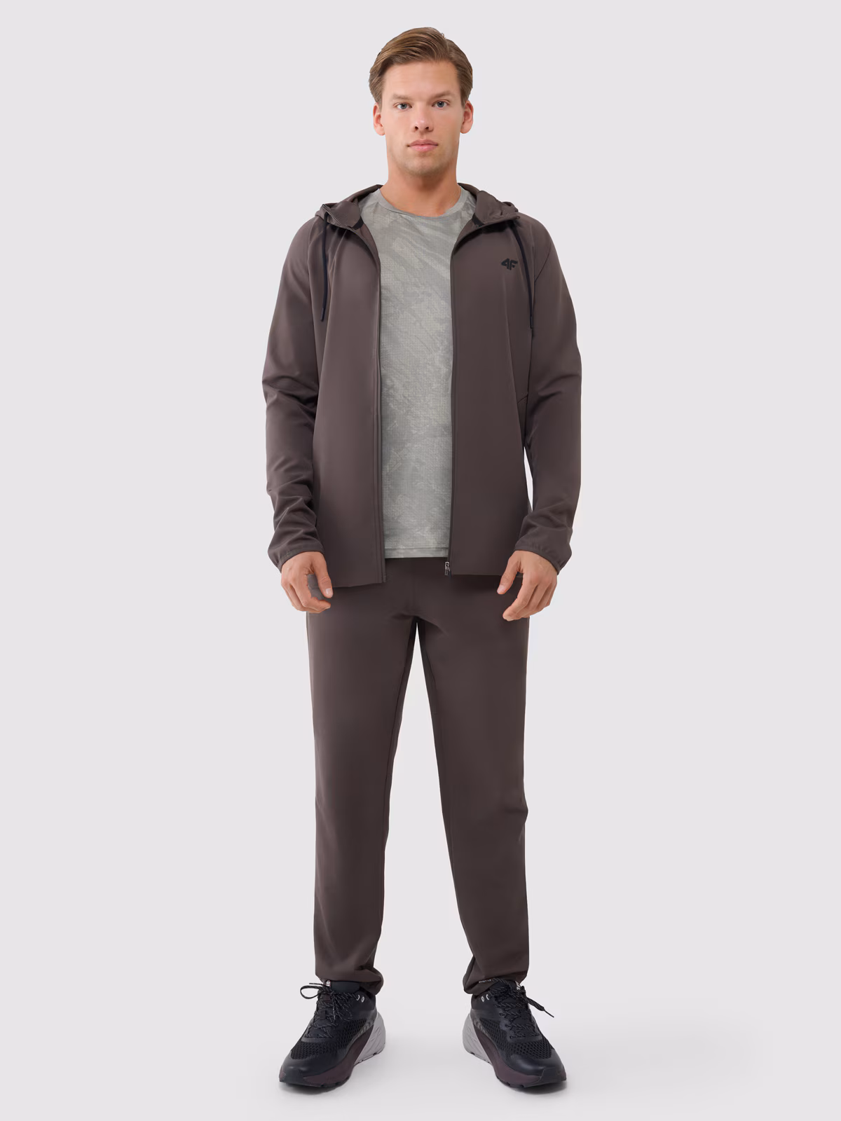 Spodnie treningowe szybkoschnące męskie - czarne