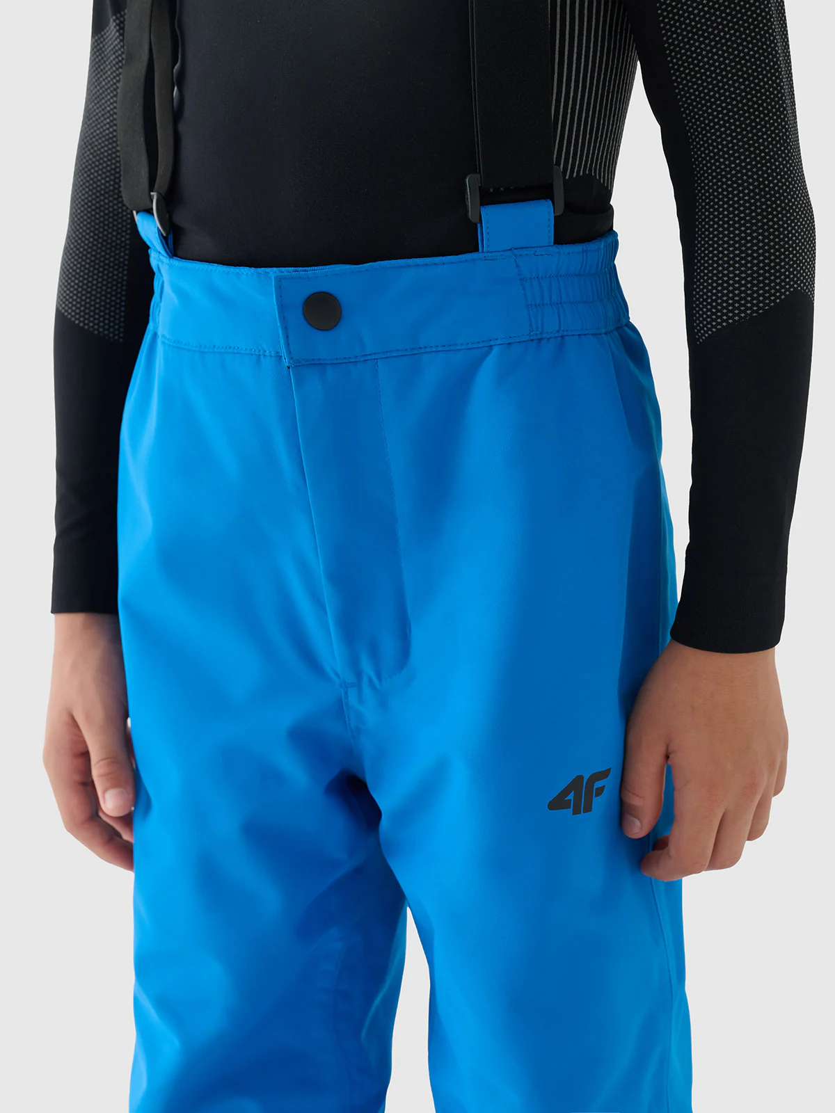 Spodnie narciarskie membrana 5000 chłopięce - niebieskie