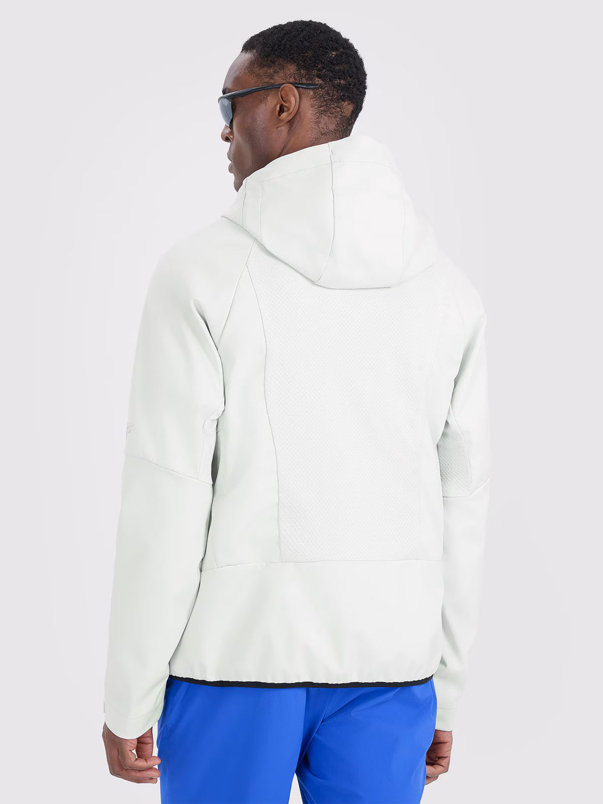 Kurtka softshell wiatroodporna membrana 10000 męska - granatowa