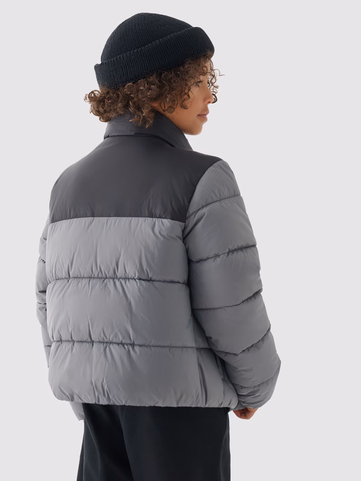 Kurtka puchowa z wypełnieniem syntetycznym chłopięca - czerwona