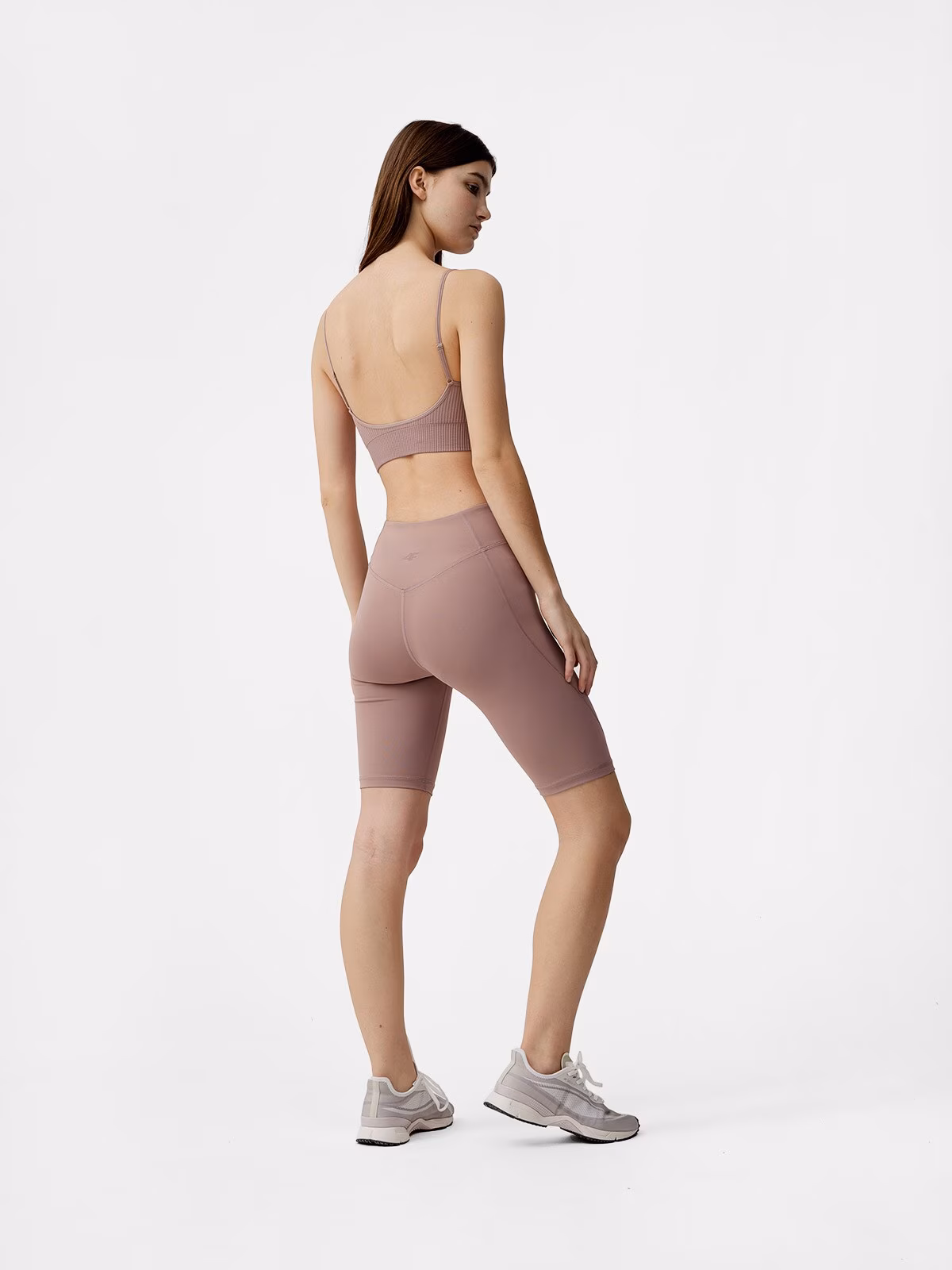 Legginsy kolarki treningowe z dodatkiem materiałów z recyklingu damskie