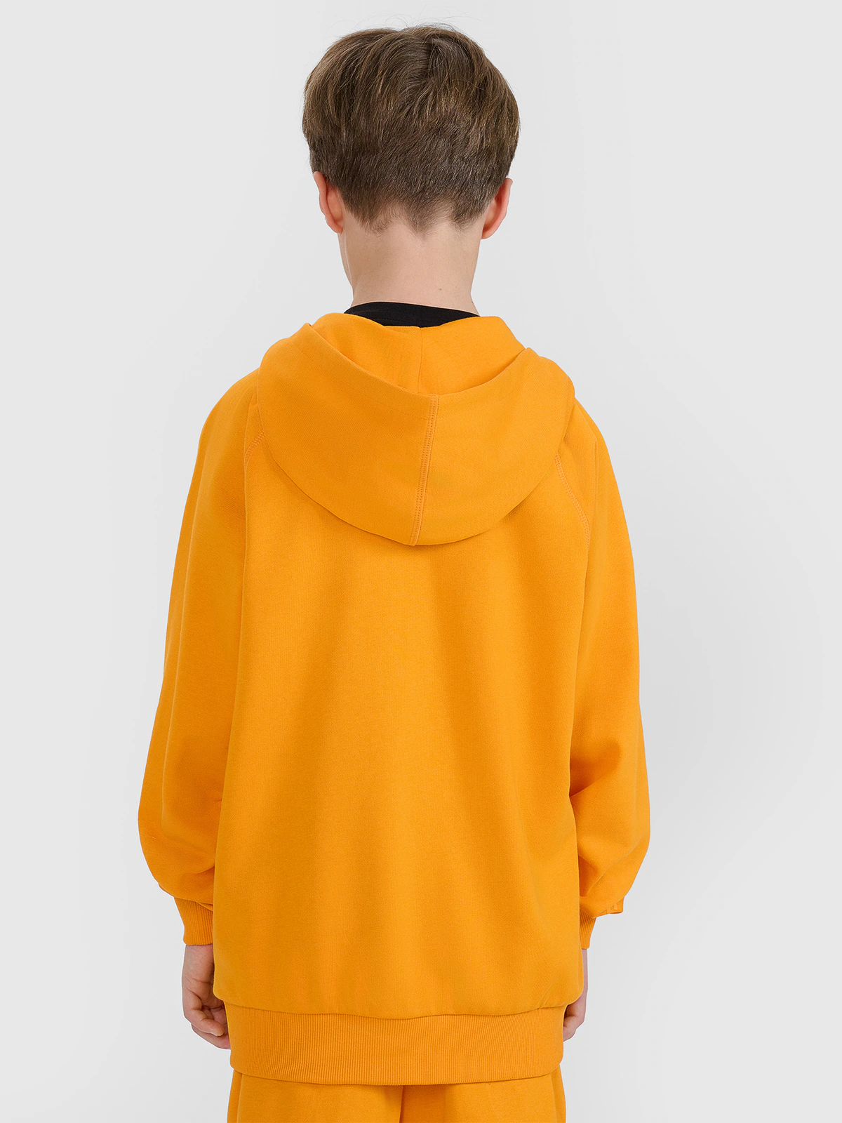 Bluza dresowa rozpinana z kapturem chłopięca - beżowa