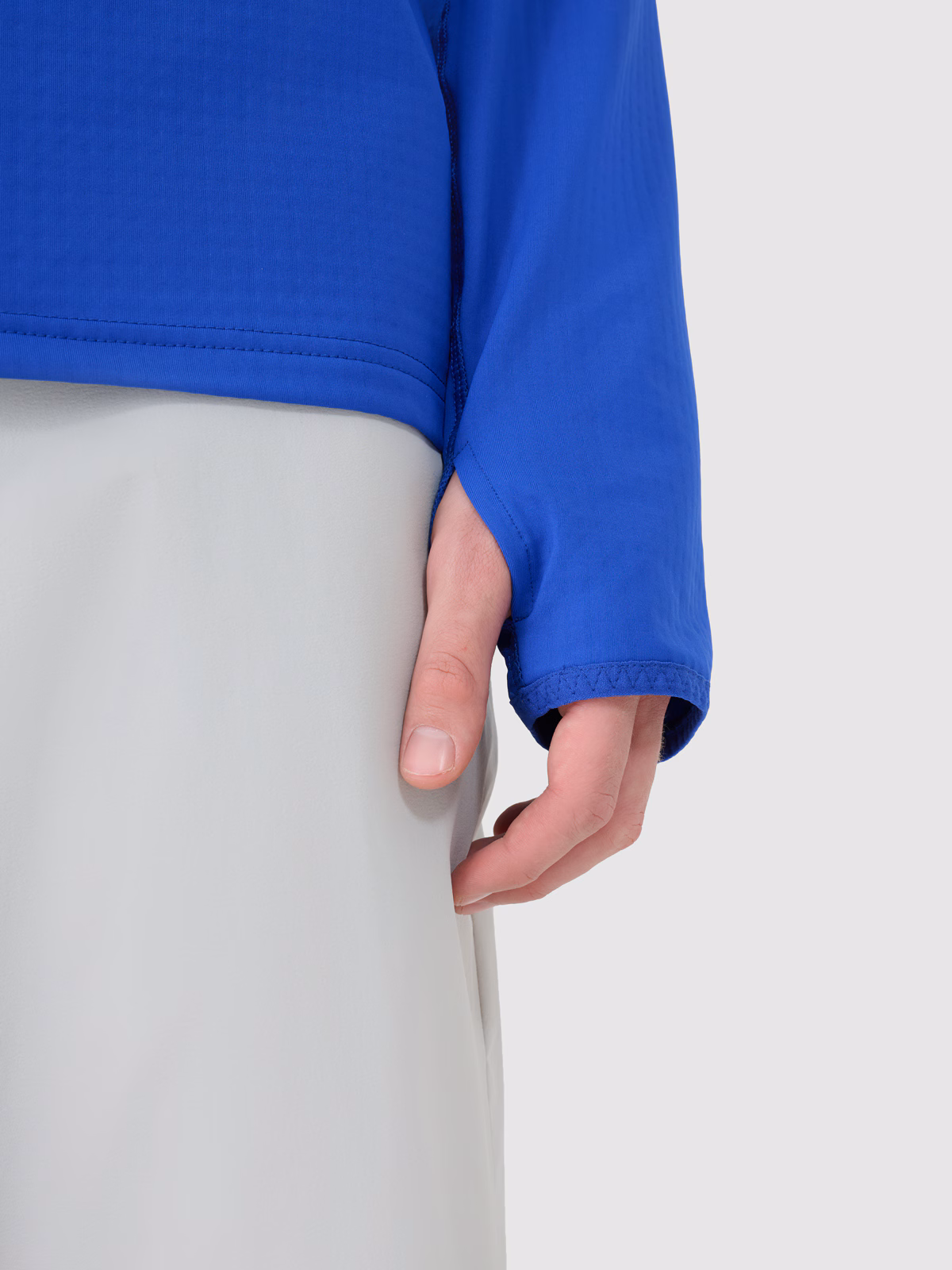 Bluza trekkingowa szybkoschnąca męska - szara