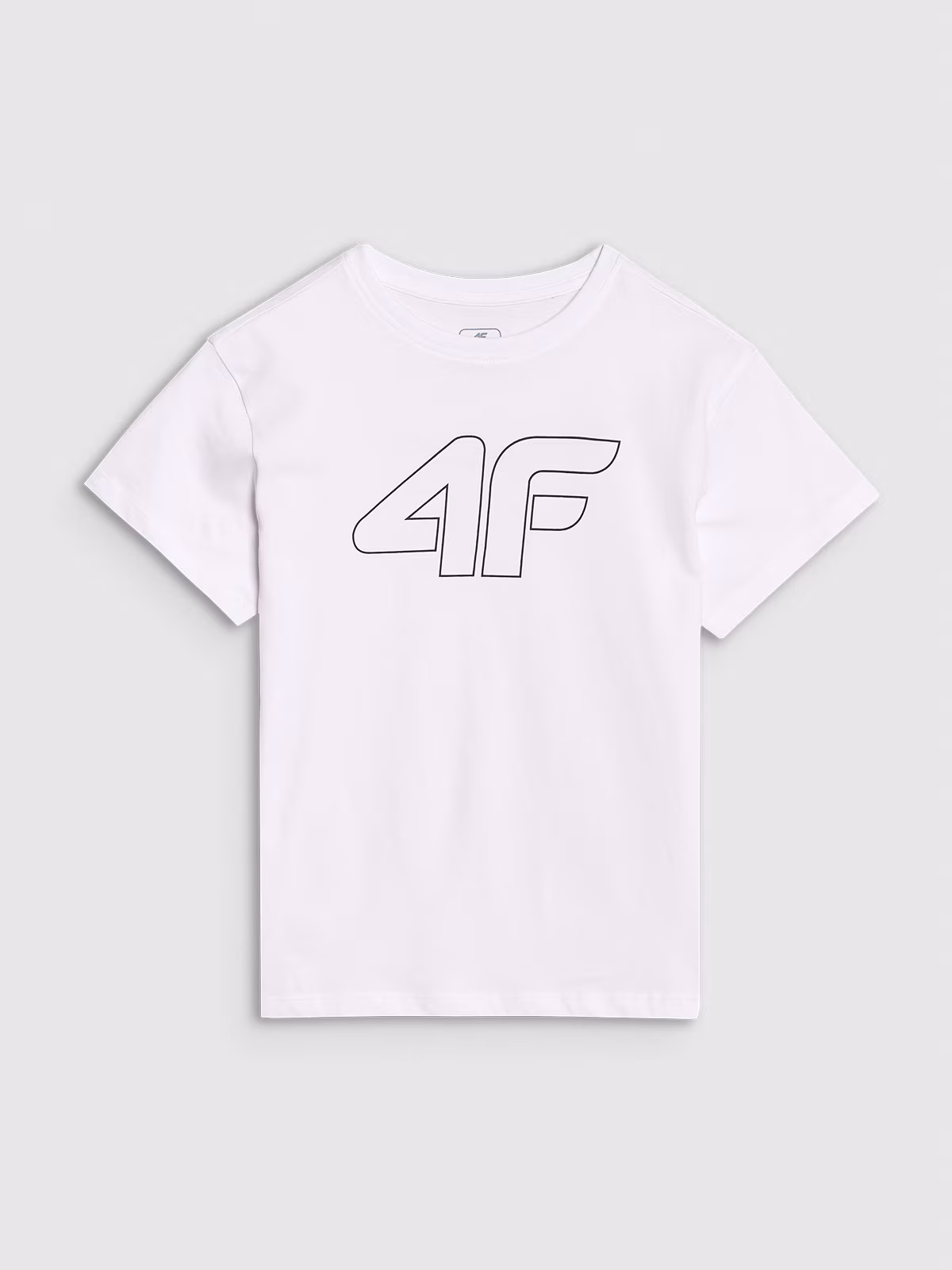 T-shirt oversize z nadrukiem dziewczęcy - szary