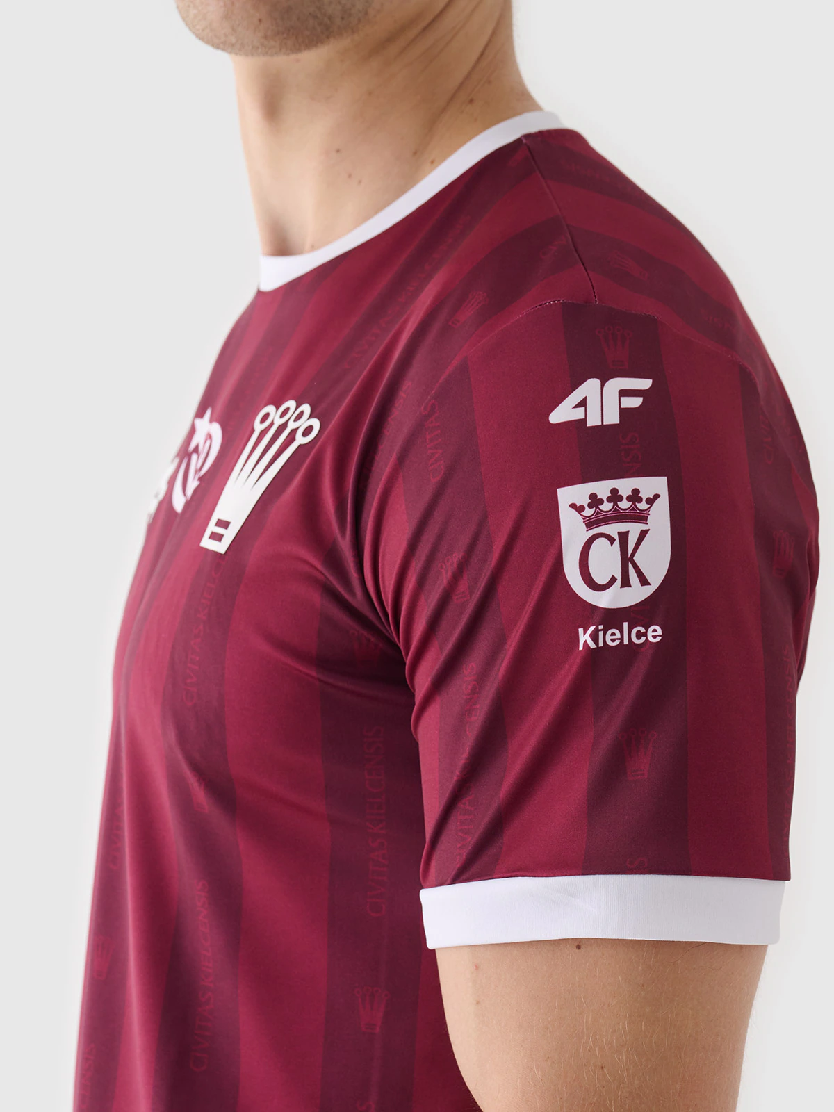 Koszulka klubowa domowa z sezonu 2024/25 męska 4F x Korona Kielce - multikolor