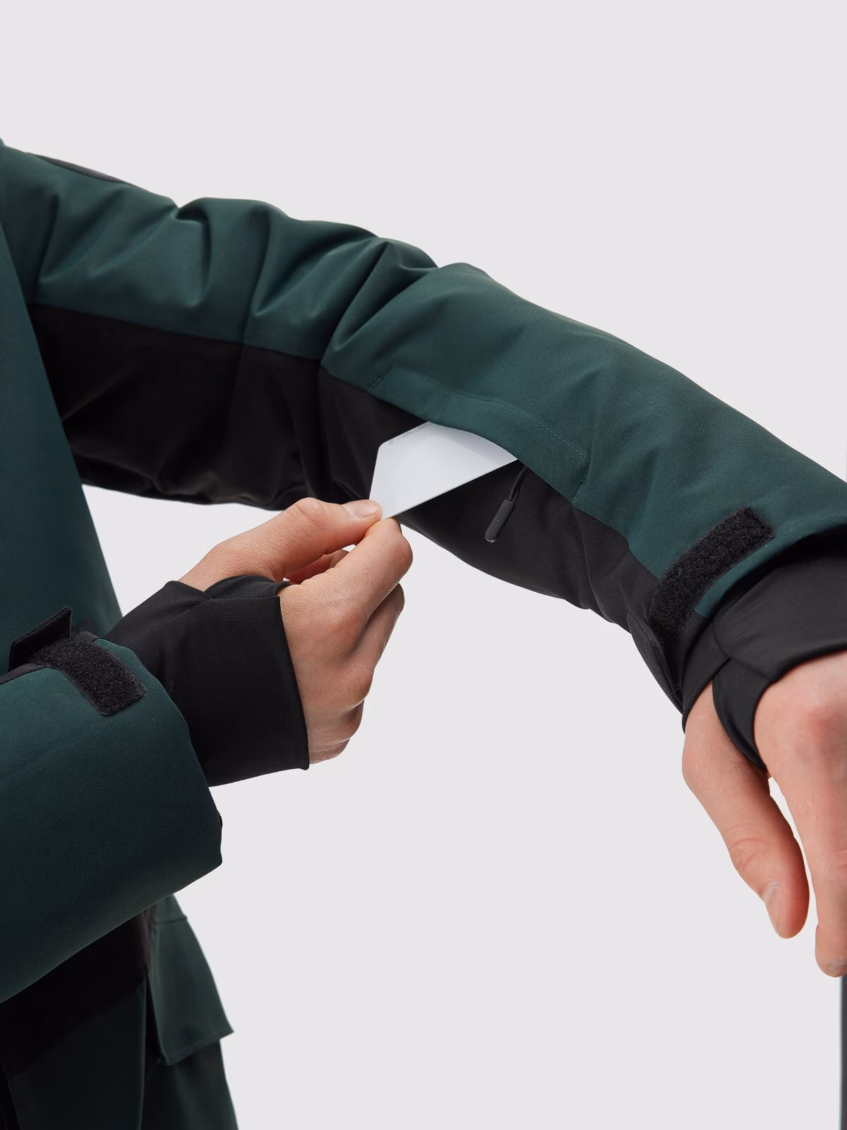 Kurtka snowboardowa membrana 10000 męska - zielona