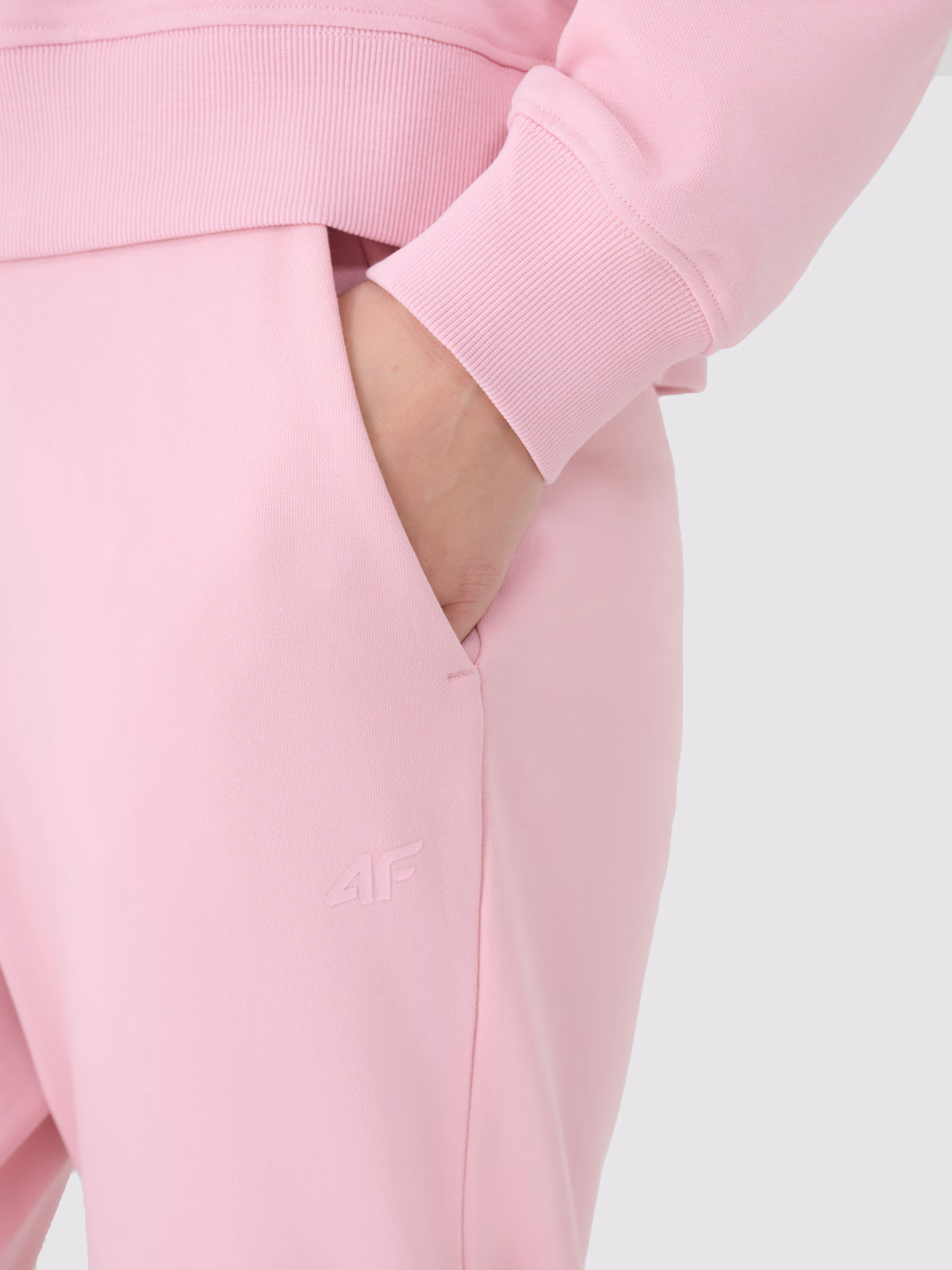 Spodnie dresowe joggery damskie - granatowe